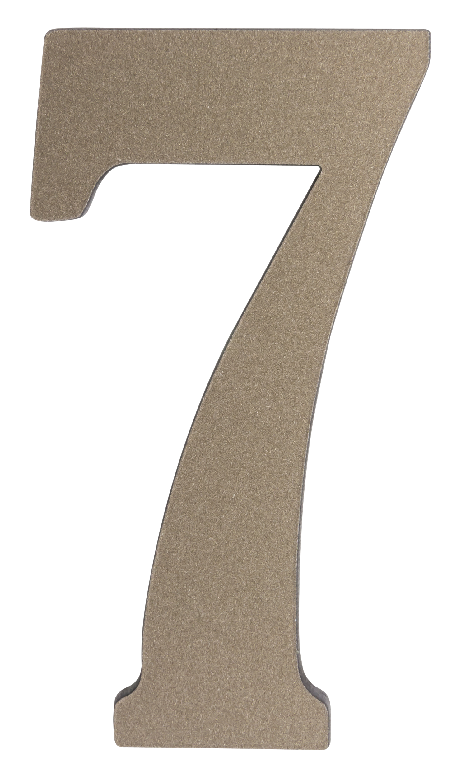 Cyfra 7 wys.5 cm plastikowa patynowa