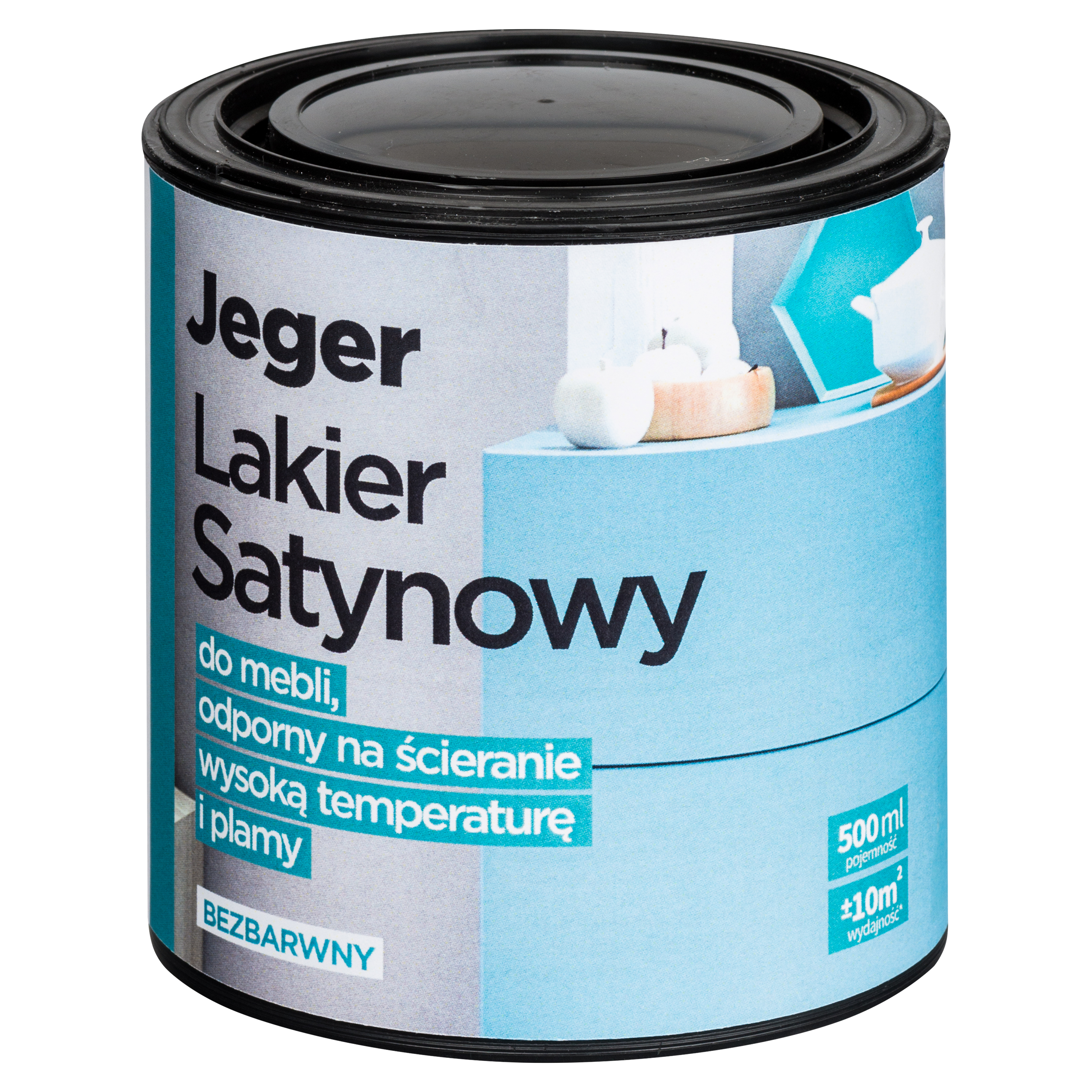 Lakier DO MEBLI 0.5 l Transparentny Satyna JEGER