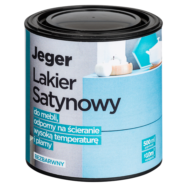 Lakier DO MEBLI 0.5 l Transparentny Satyna JEGER