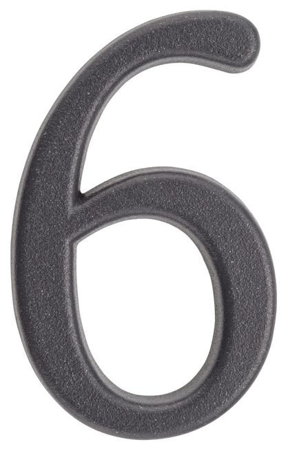 Cyfra "6/9" ZnAl grafit 50 mm