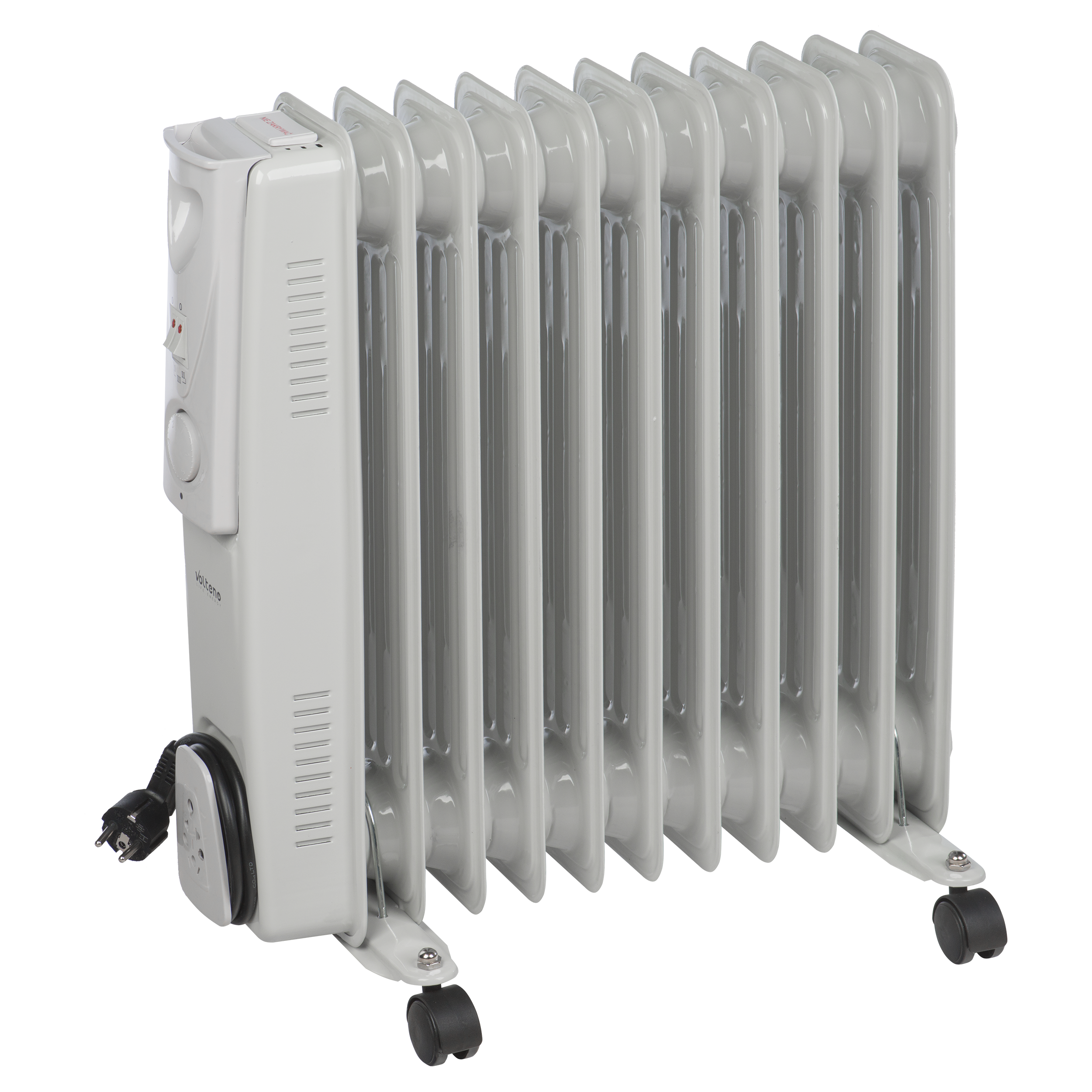 Grzejnik olejowy 2500W Szary VOLTENO