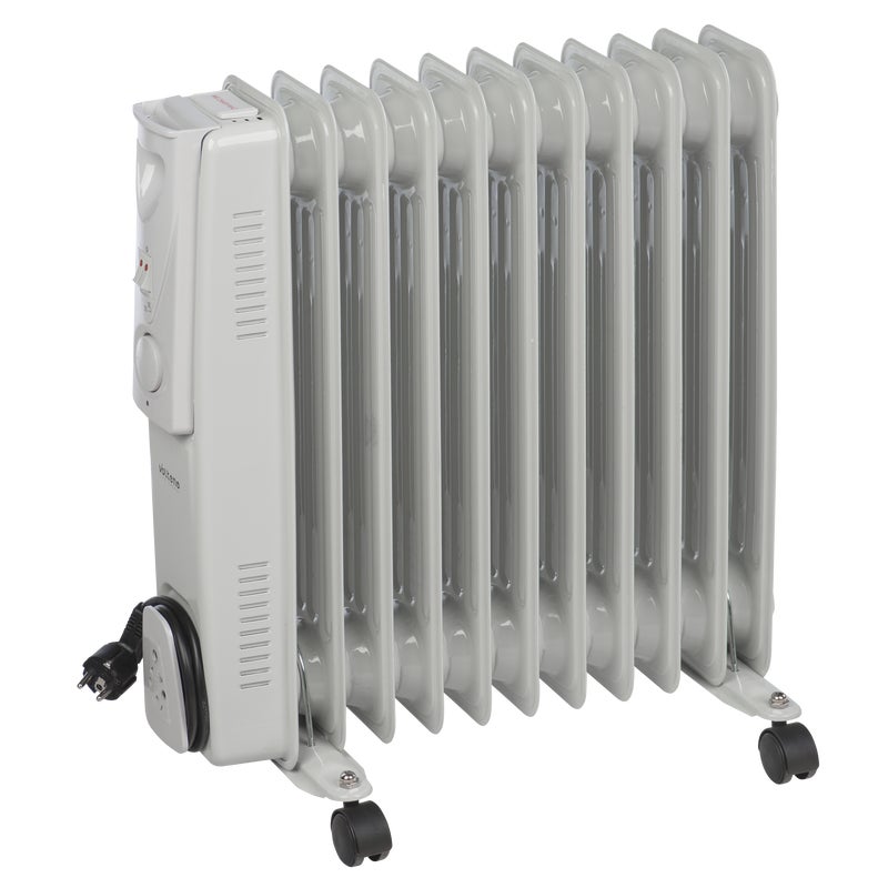 Grzejnik olejowy 2500W Szary VOLTENO