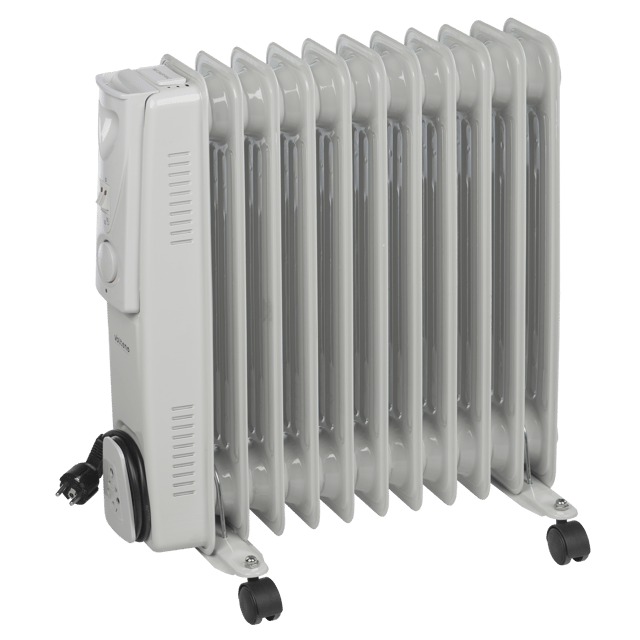 Grzejnik olejowy 2500W Szary VOLTENO