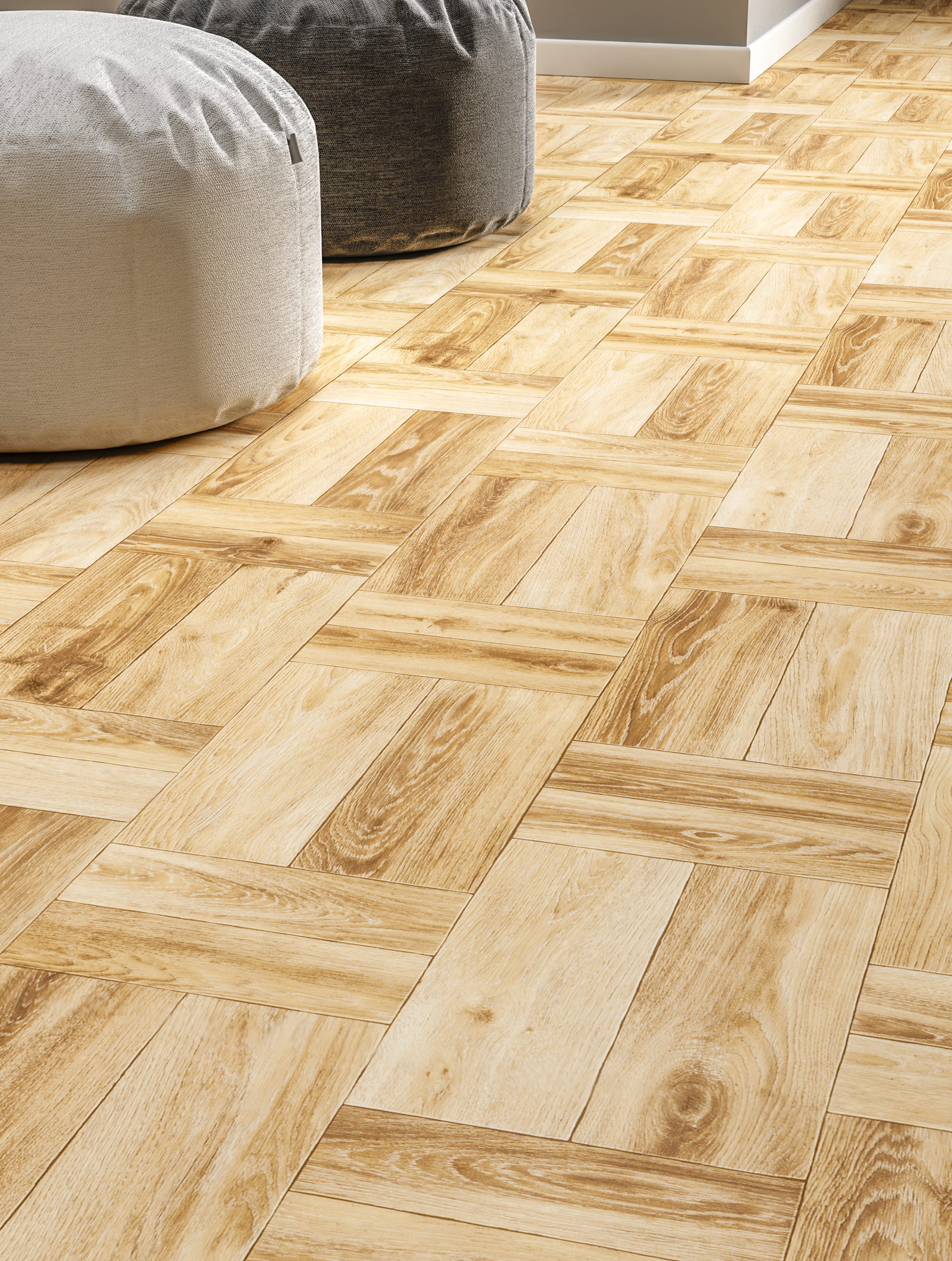 Wykładzina PCV Bonus 531-01 brązowa panel 3 m - 4