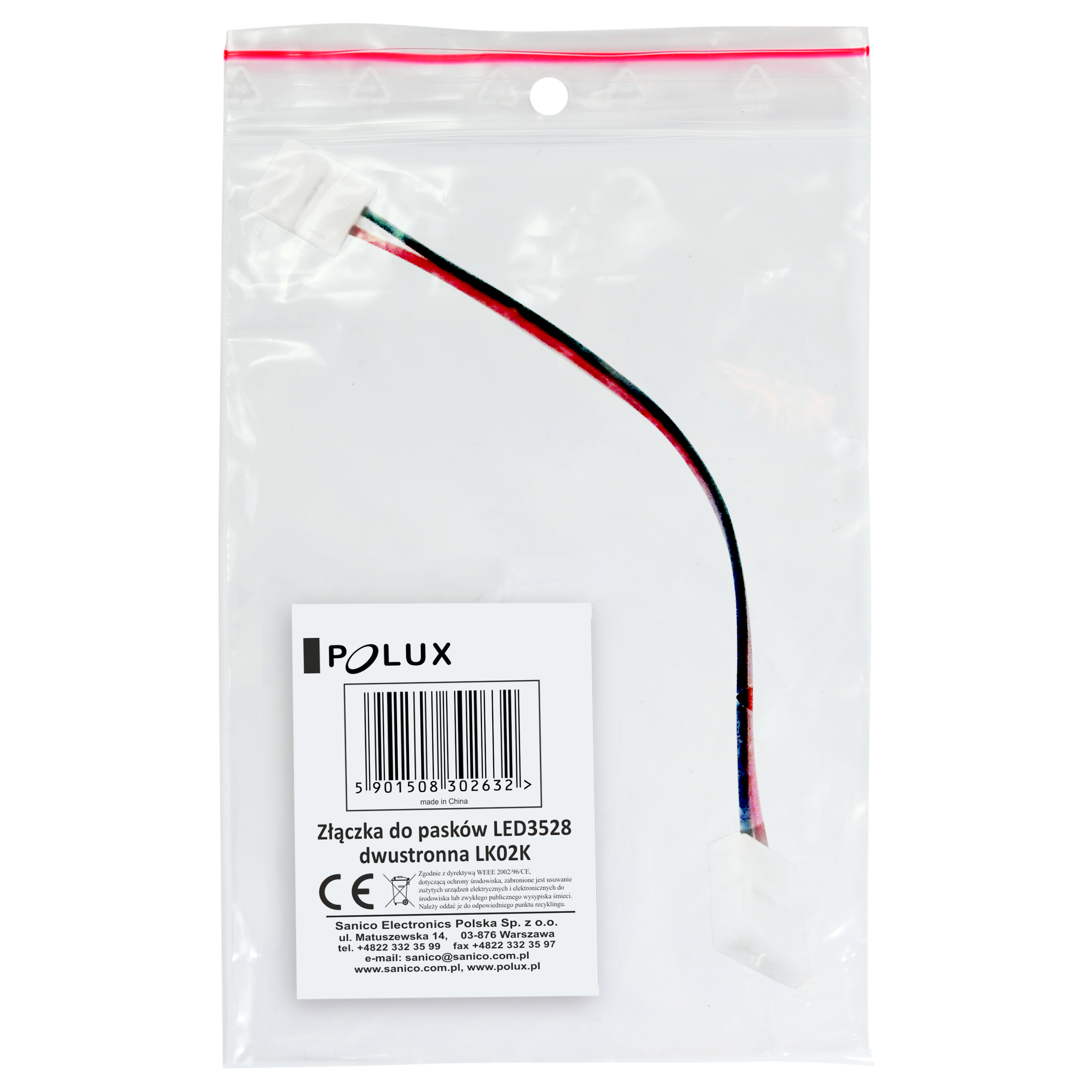 Złączka do pasków LED 8 mm POLUX - 5