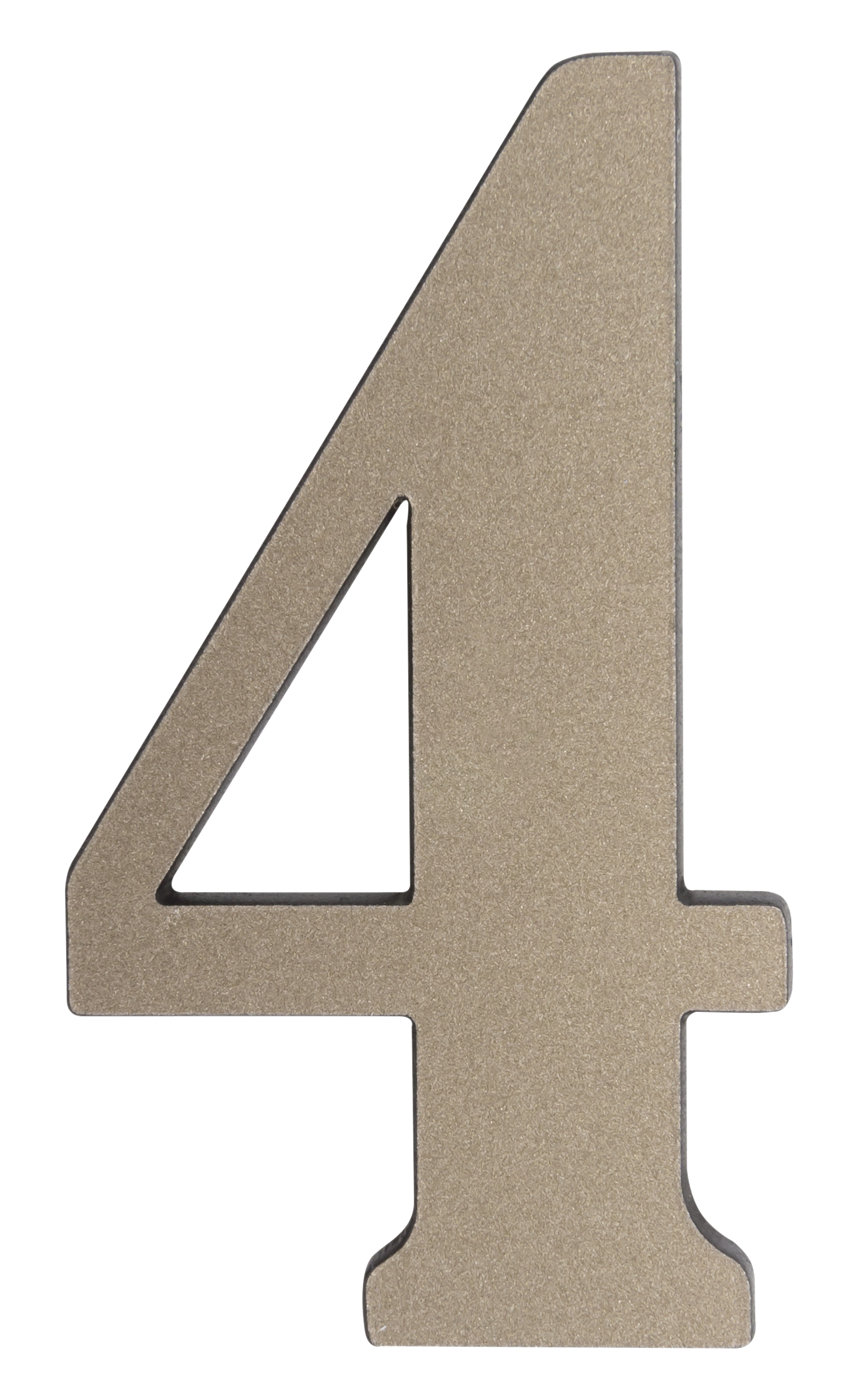 Cyfra 4 wys.5 cm plastikowa patynowa