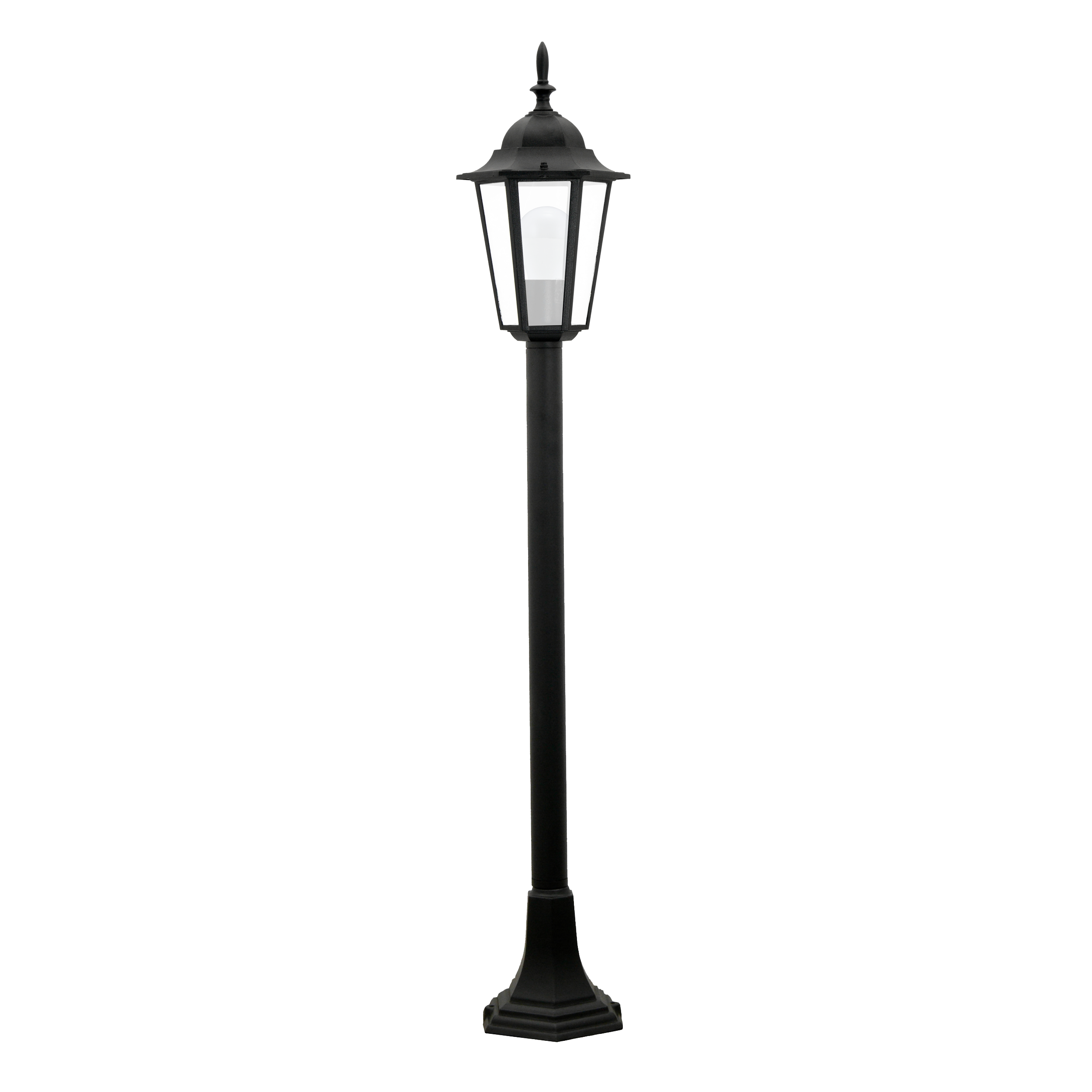 Lampa ogrodowa stojąca słupek Liguria E27 100 cm czarna IP44 Goldlux - 6