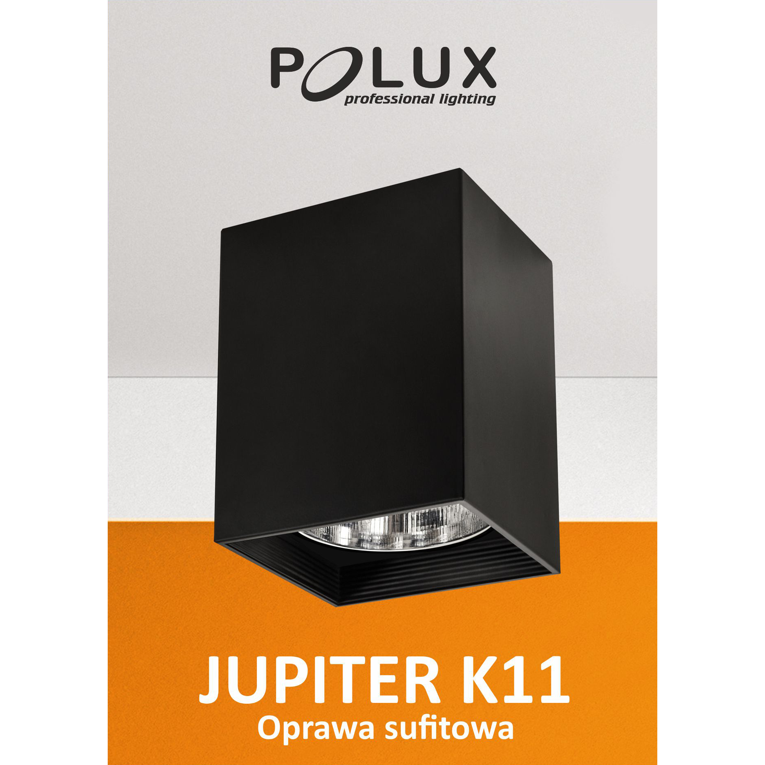 Oprawa natynkowa JUPITER 11 x 15.5 cm czarna E27 POLUX - 2