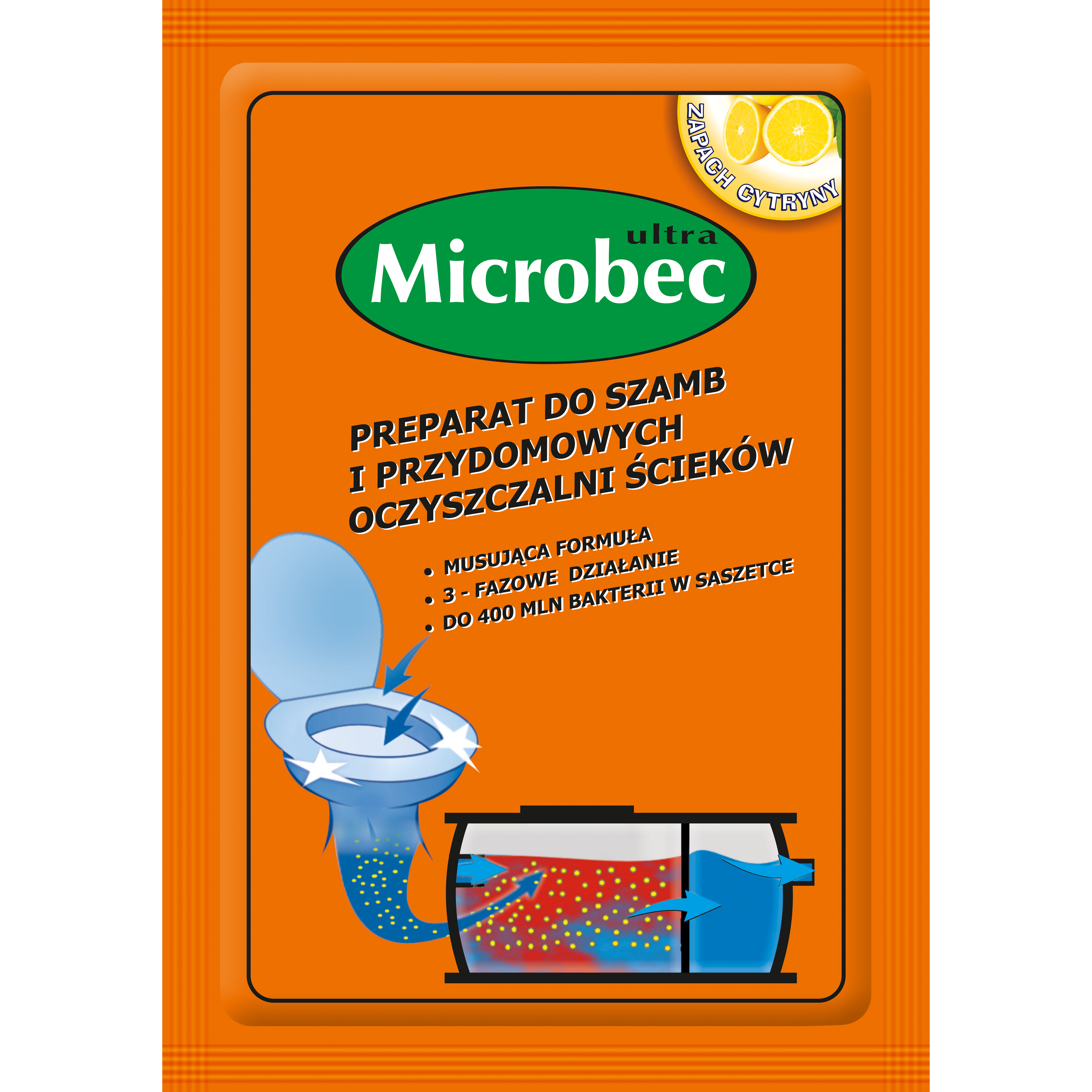 Preparat do szamb saszetka 25g Microbec