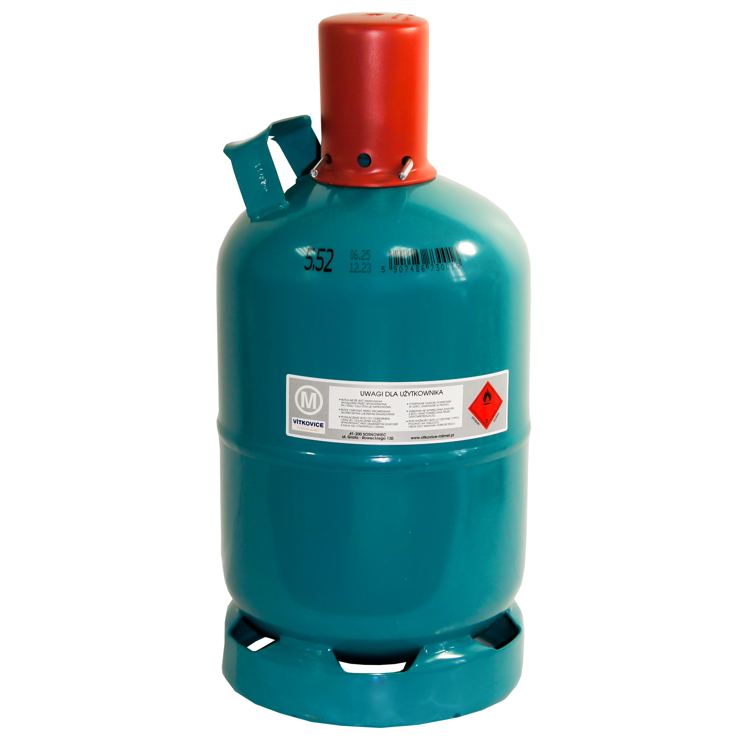Butla gazowa 5 kg spawana VITKOVICE MILMET