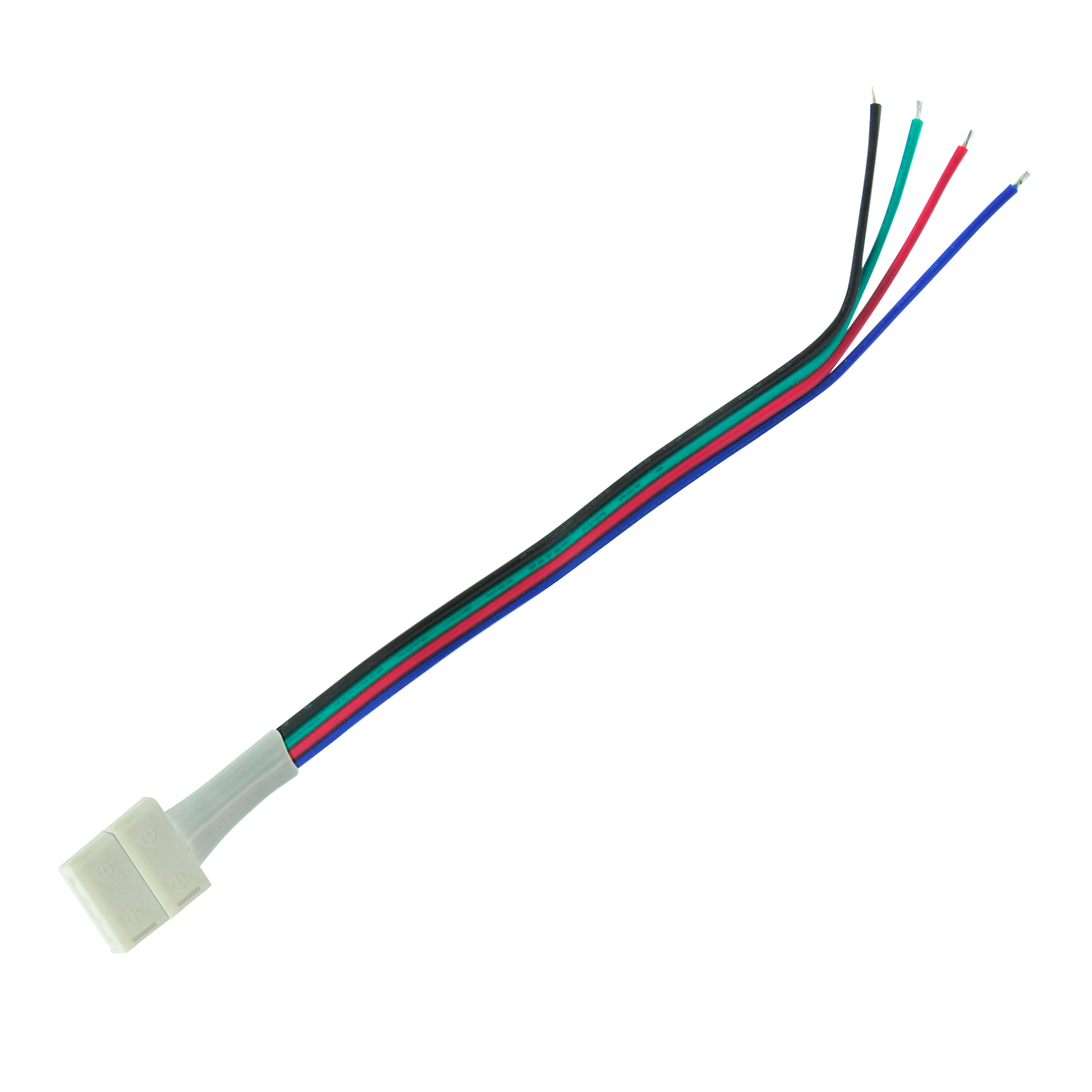 Złączka do pasków LED RBG 10 mm jednostronna przewód POLUX