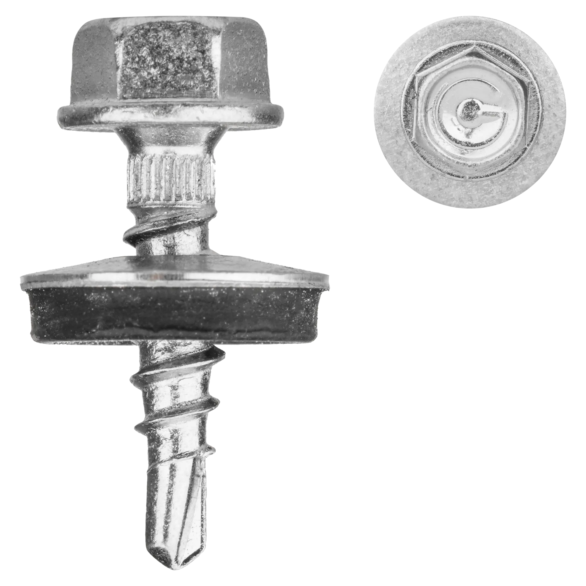 Blachowkręty do dachu z uszczelką EPDM 4.8 x 20 mm 250 szt. srebrne