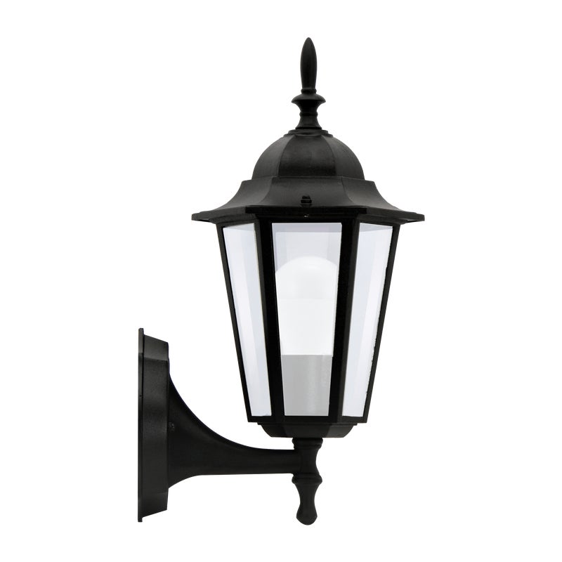 Kinkiet zewnętrzny LIGURIA IP44 czarny E27 POLUX