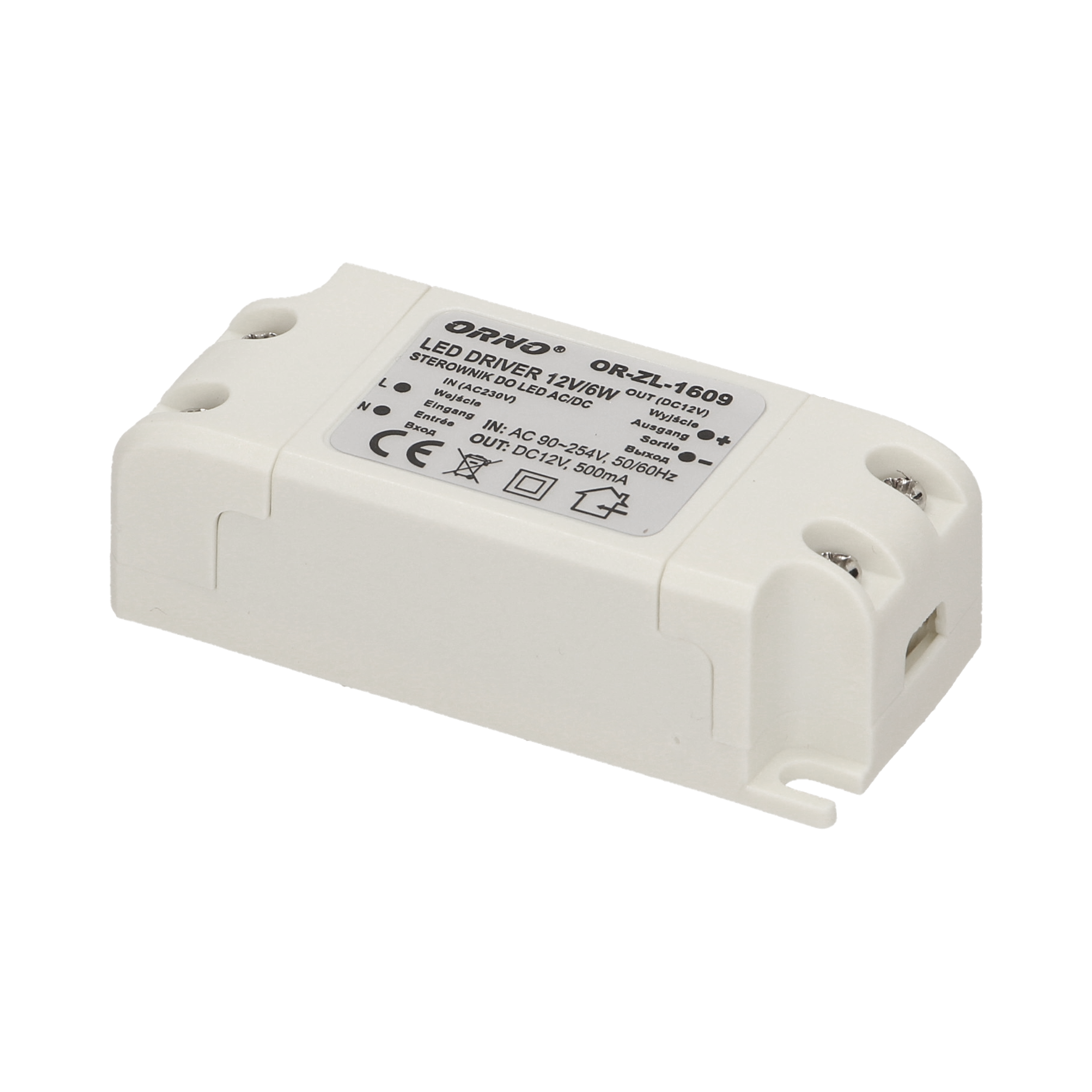 Zasilacz do LED 12V 0.5 A / 6 W OR-ZL-1609 ORNO - 3