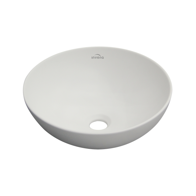 Umywalka ceramiczna nablatowa Dokos Biały Mat 40 Invena
