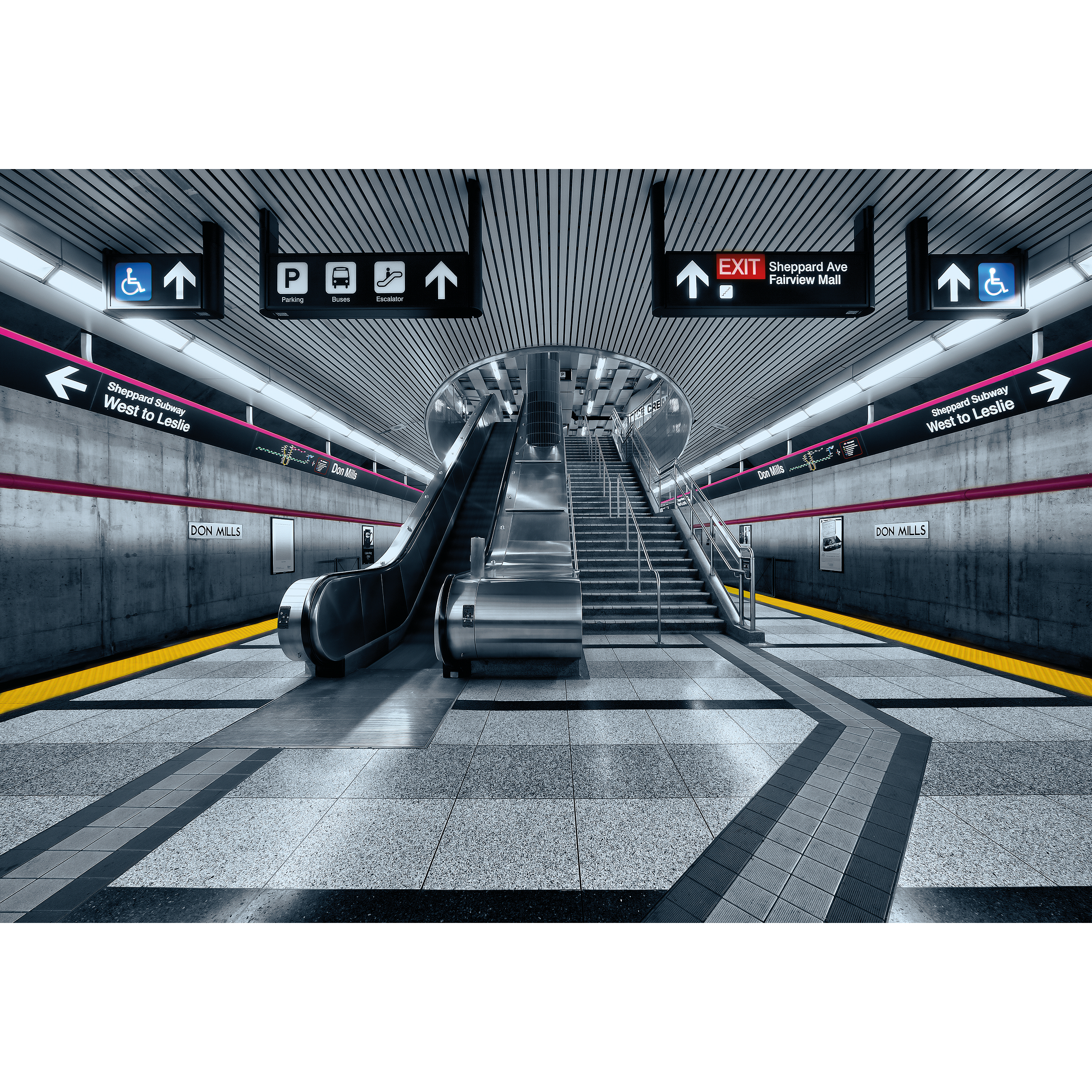 Fototapeta Metro 366 x 254 cm