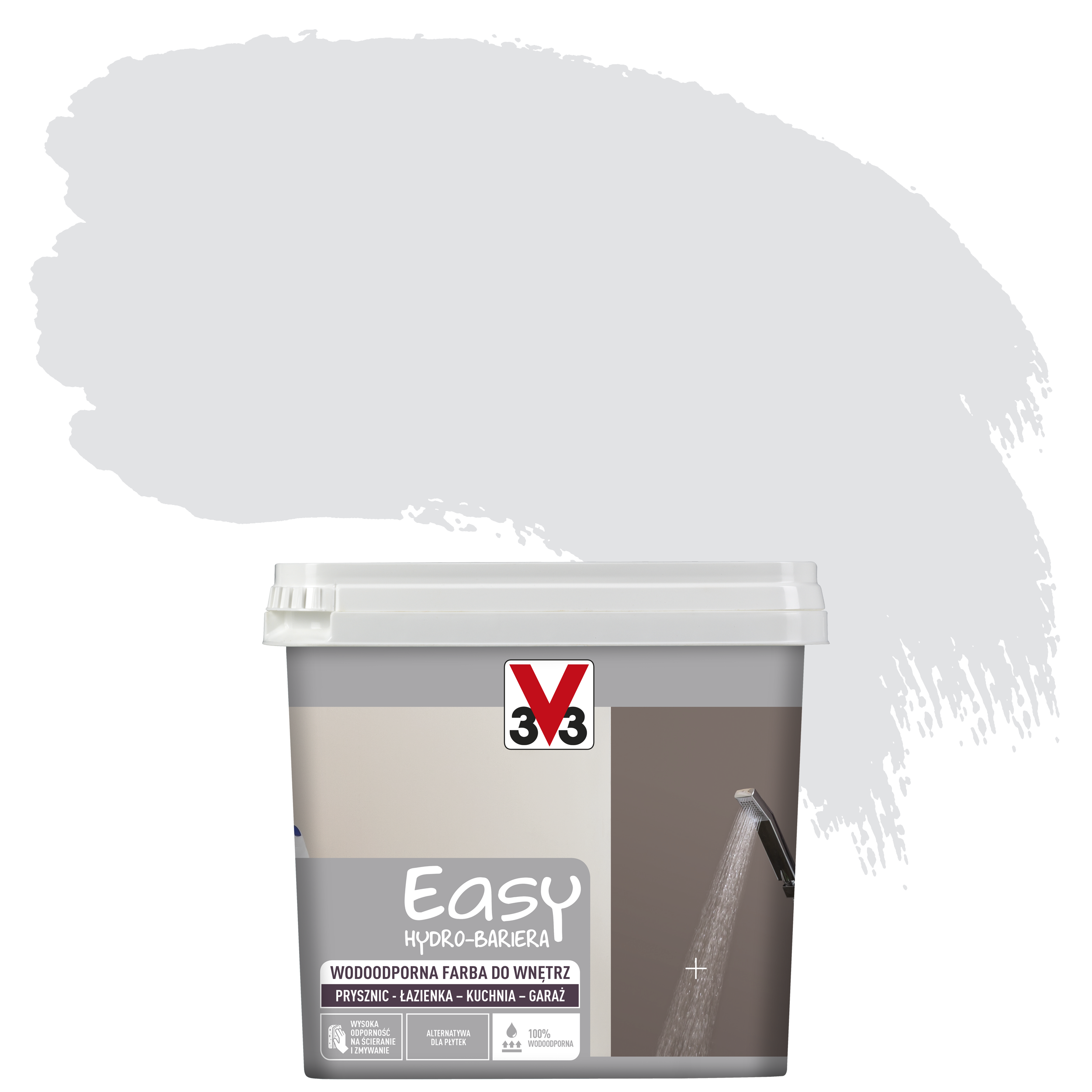 Farba wodoodporna EASY HYDRO-BARIERA 0.75 l Kryształ górski Satyna V33