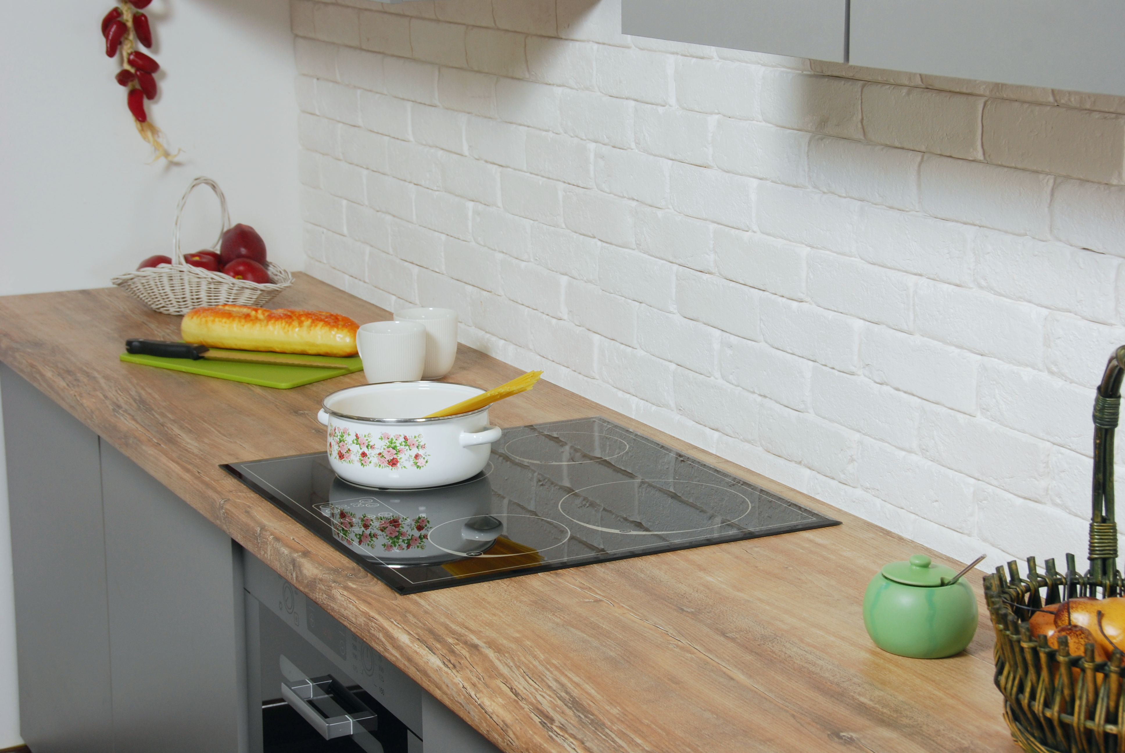 Blat kuchenny laminowany deska karaibska 346S R6 3.8x60x305 cm - 2