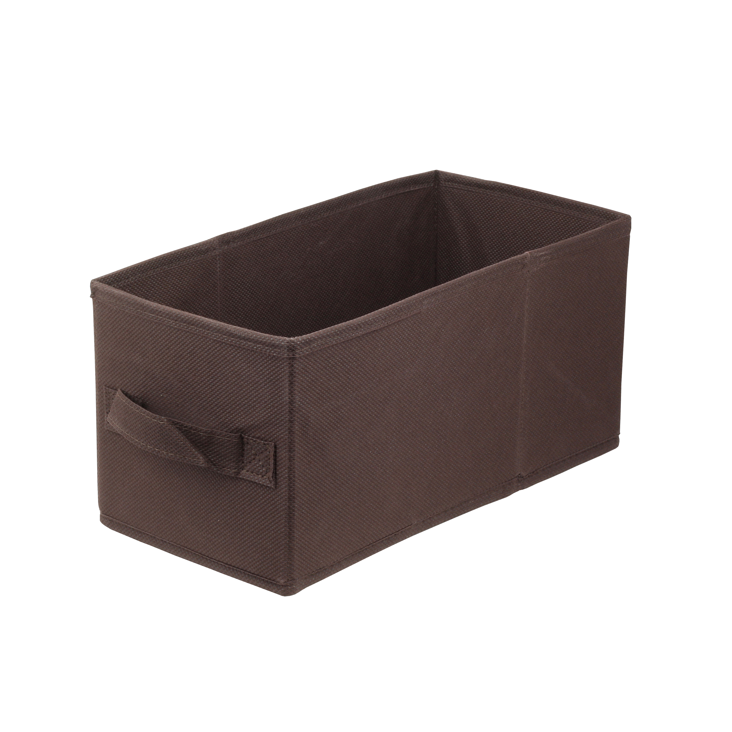 Pudełko tekstylne Kub 15 x 31 x 15 cm brązowe