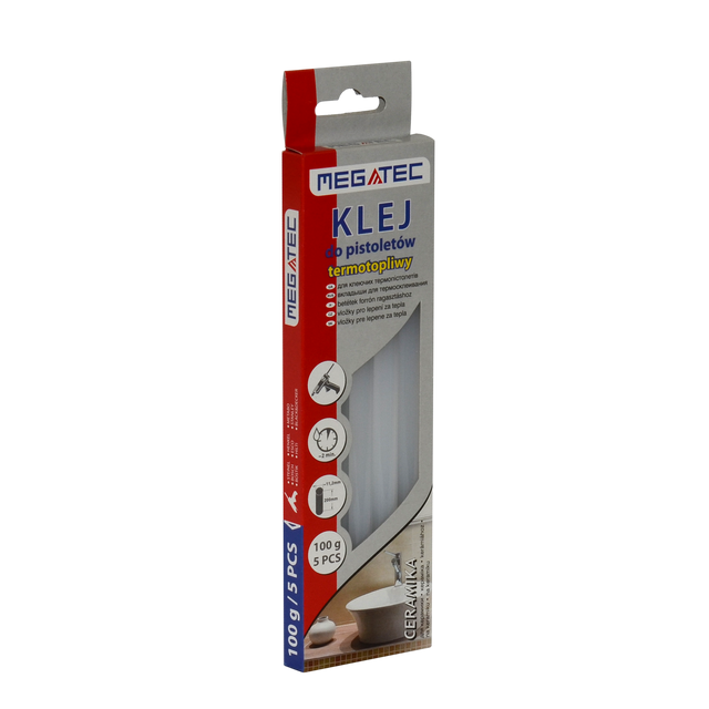 Klej termotopliwy do ceramiki 11.2 mm x 200 mm 100 g Termik