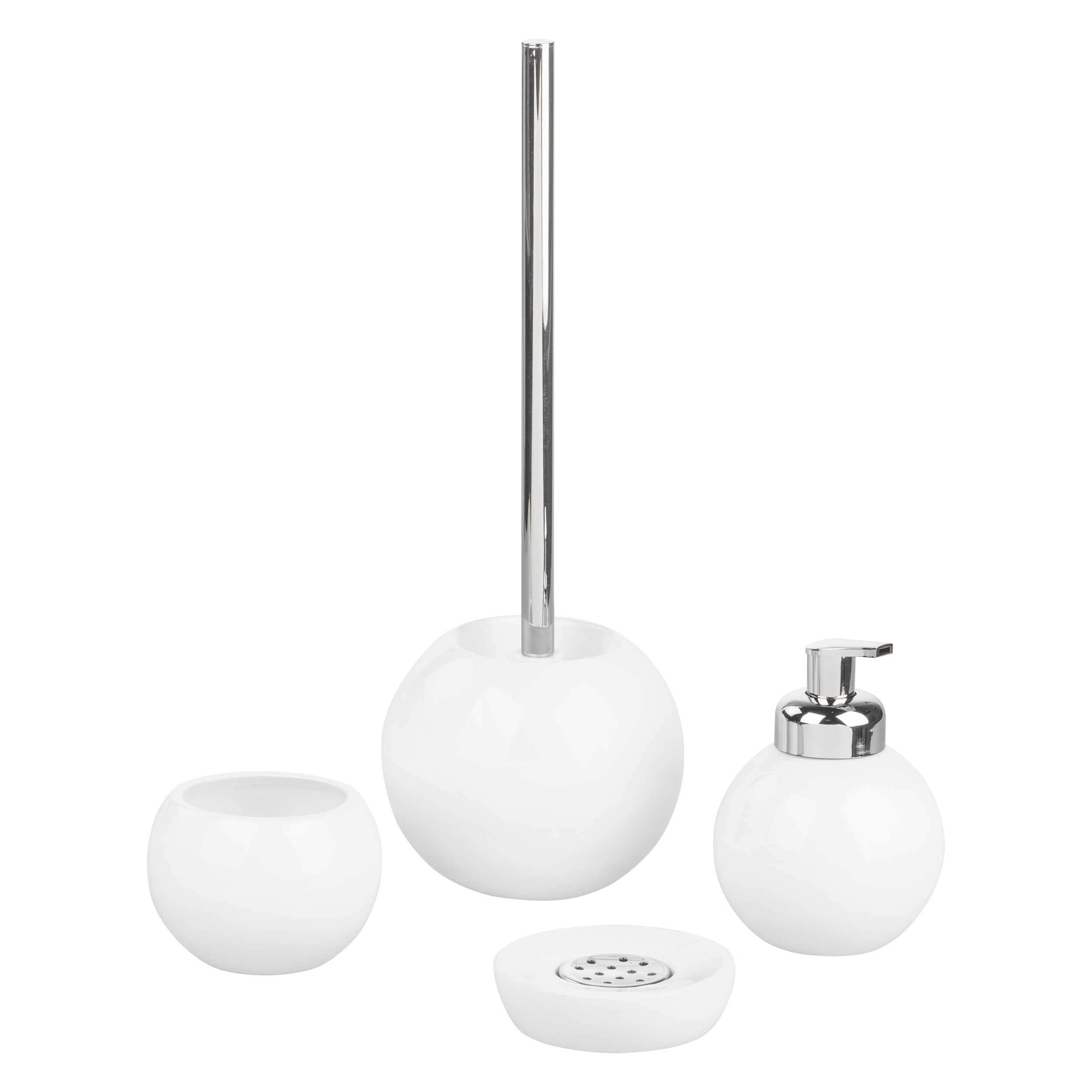 Portaspazzolini In Ceramica Bianco - 7.5x7.5x10 Cm, Elegante E Funzionale - Foto 6