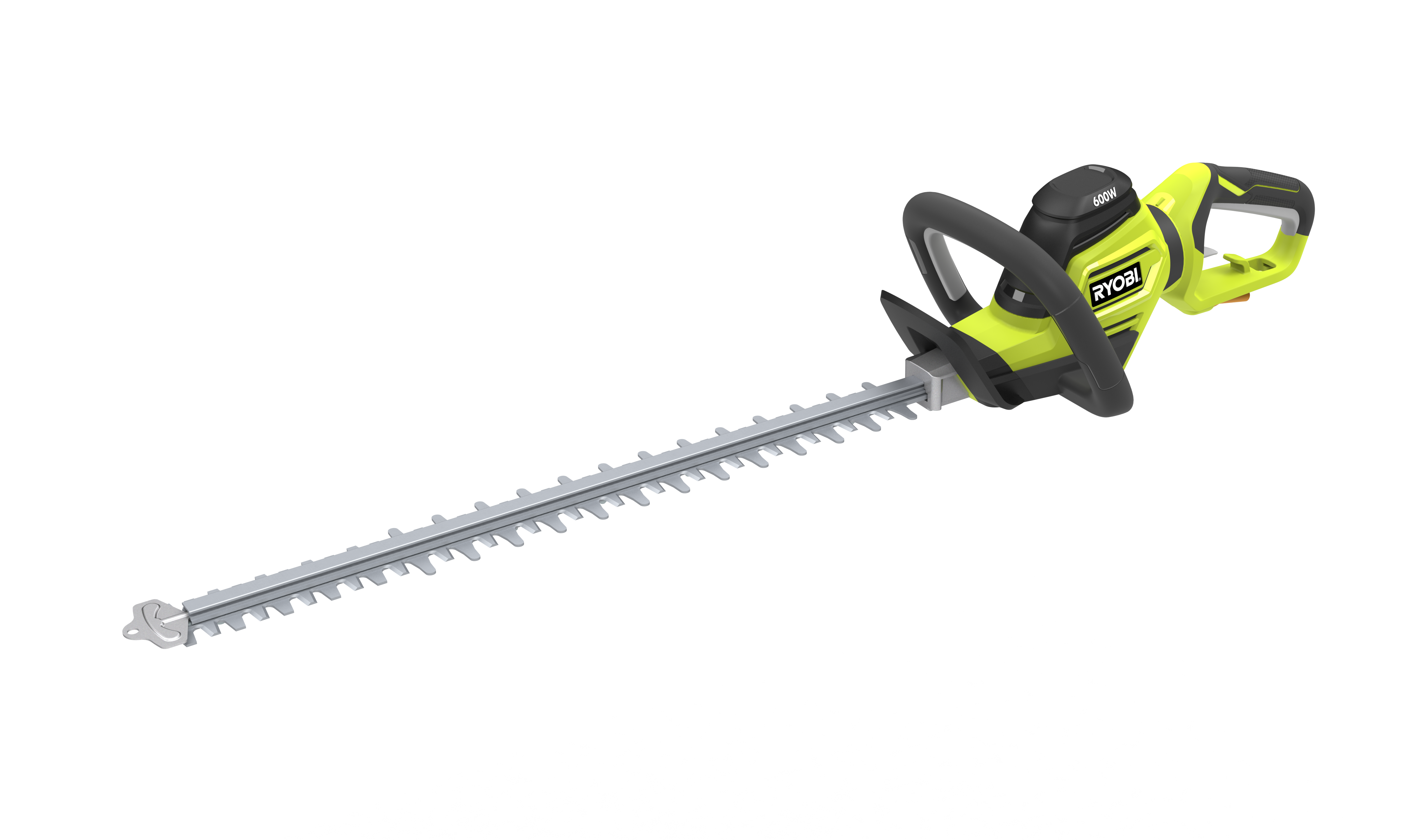 Tagliasiepi elettrico con spazzole al carbonio in pvc RYOBI RHT6160RS 2 lame da 60 cm 600 W con protezione per la lama - 5