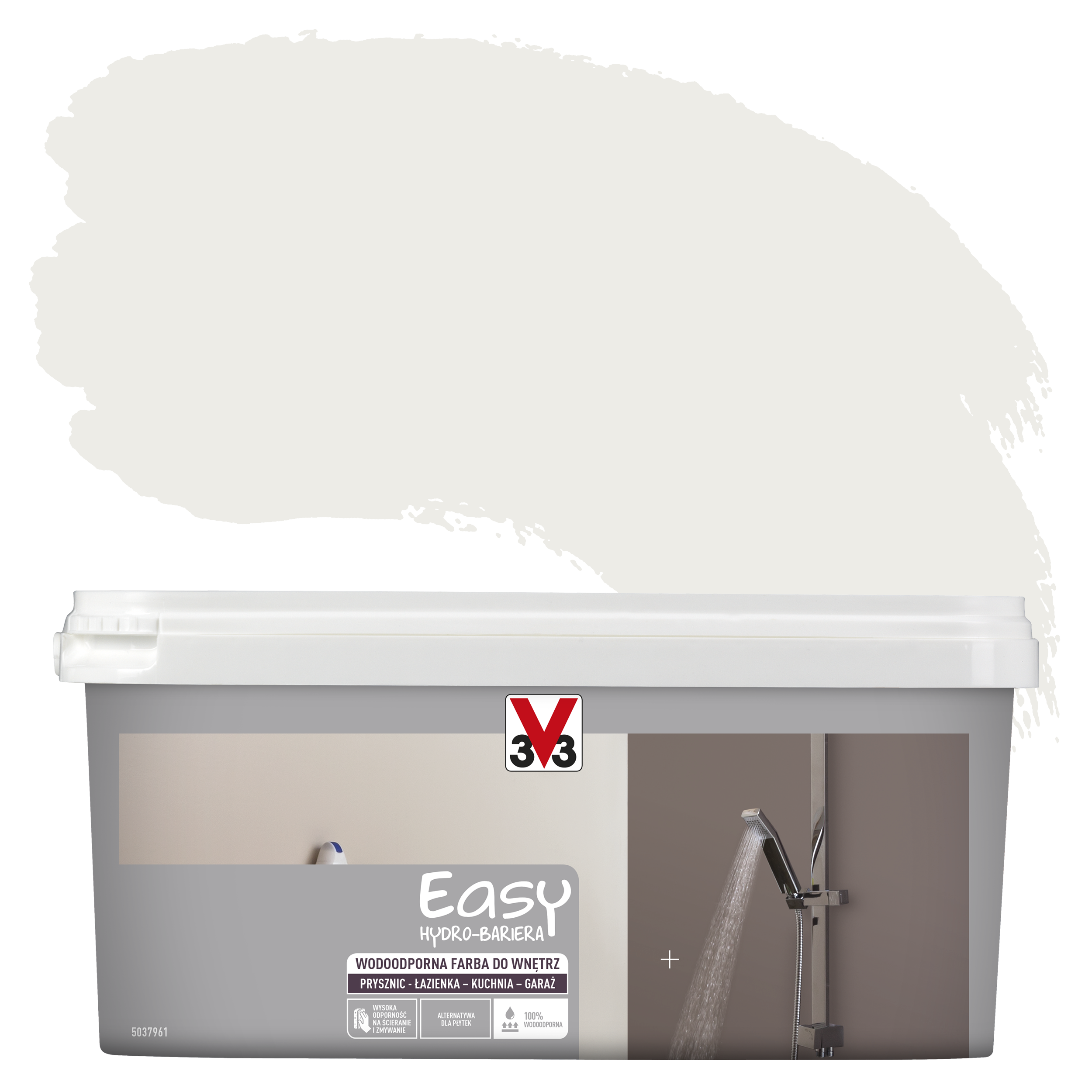 Farba wodoodporna EASY HYDRO-BARIERA 2 l Kość słoniowa Satyna V33