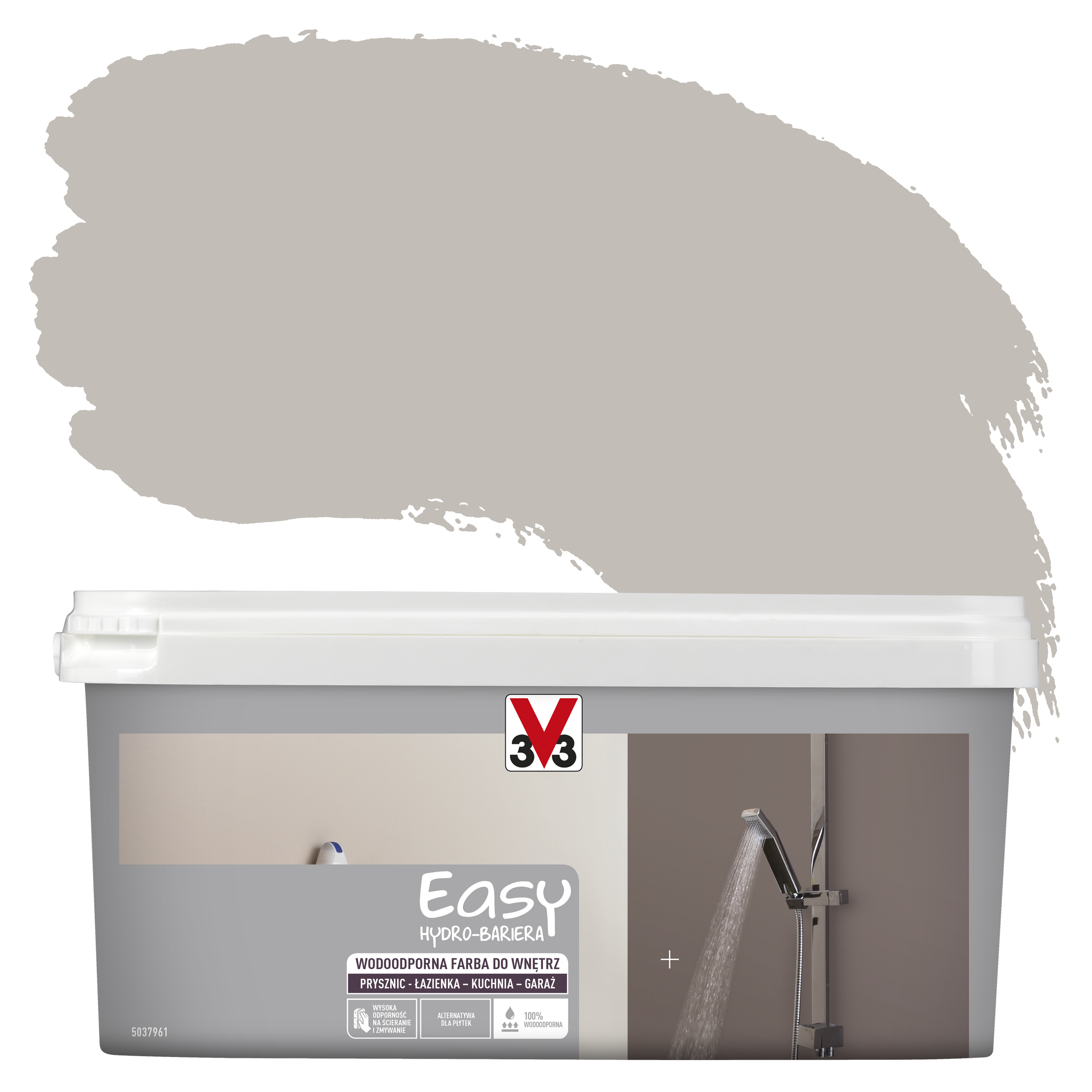 Farba wodoodporna EASY HYDRO-BARIERA 2 l Beżowy Satyna V33