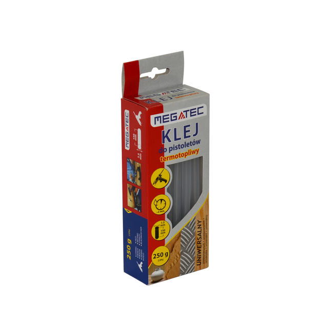 Klej termotopliwy uniwersalny 7.5 mm x 150 mm 250 g Termik