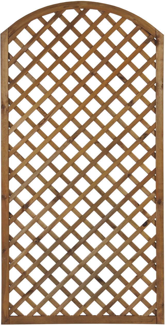 Płot kratkowy z łukiem Nive 90x180 cm drewniany Naterial