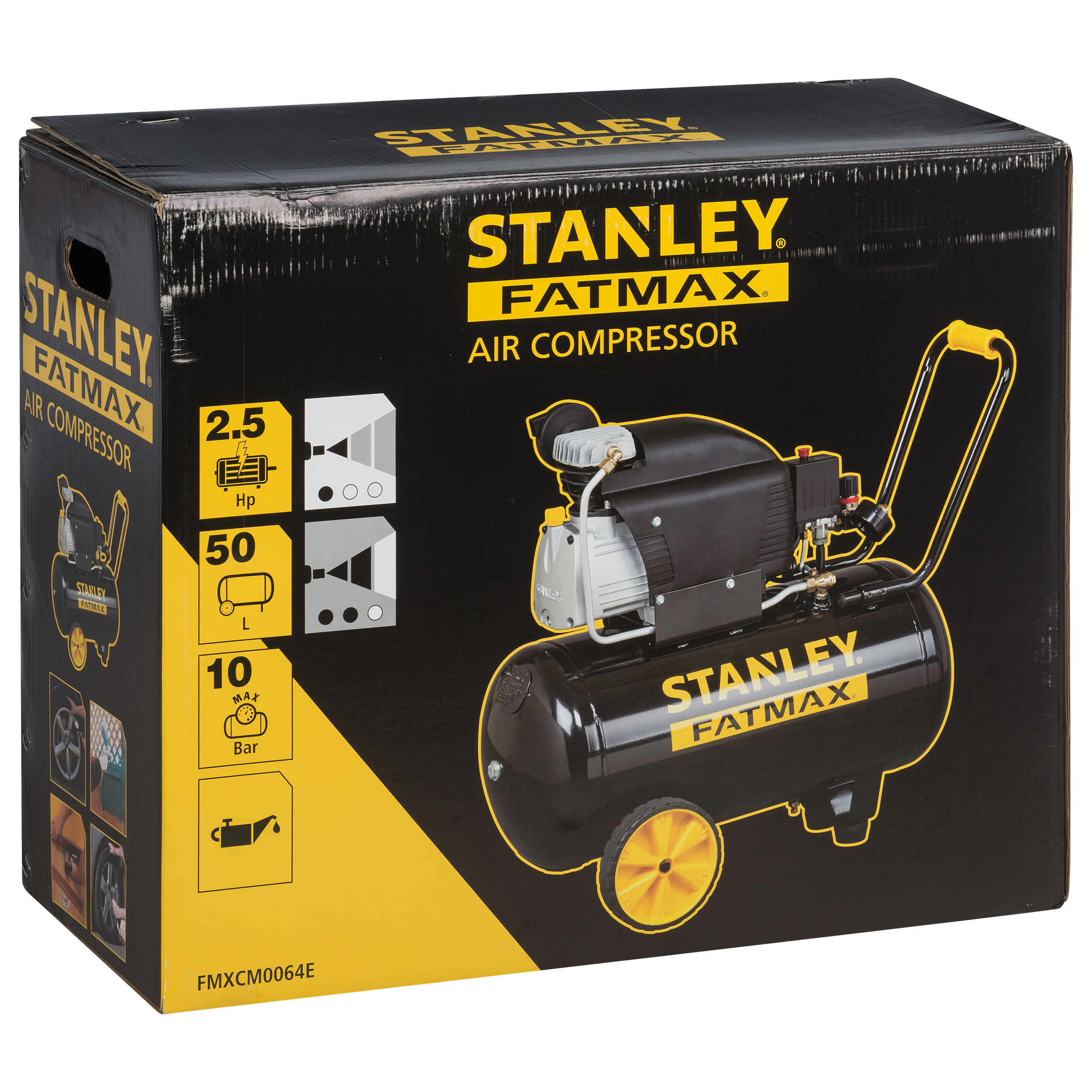 Kompresor olejowy FCDV4G4STF517 50 l 10 bar STANLEY FATMAX - 4