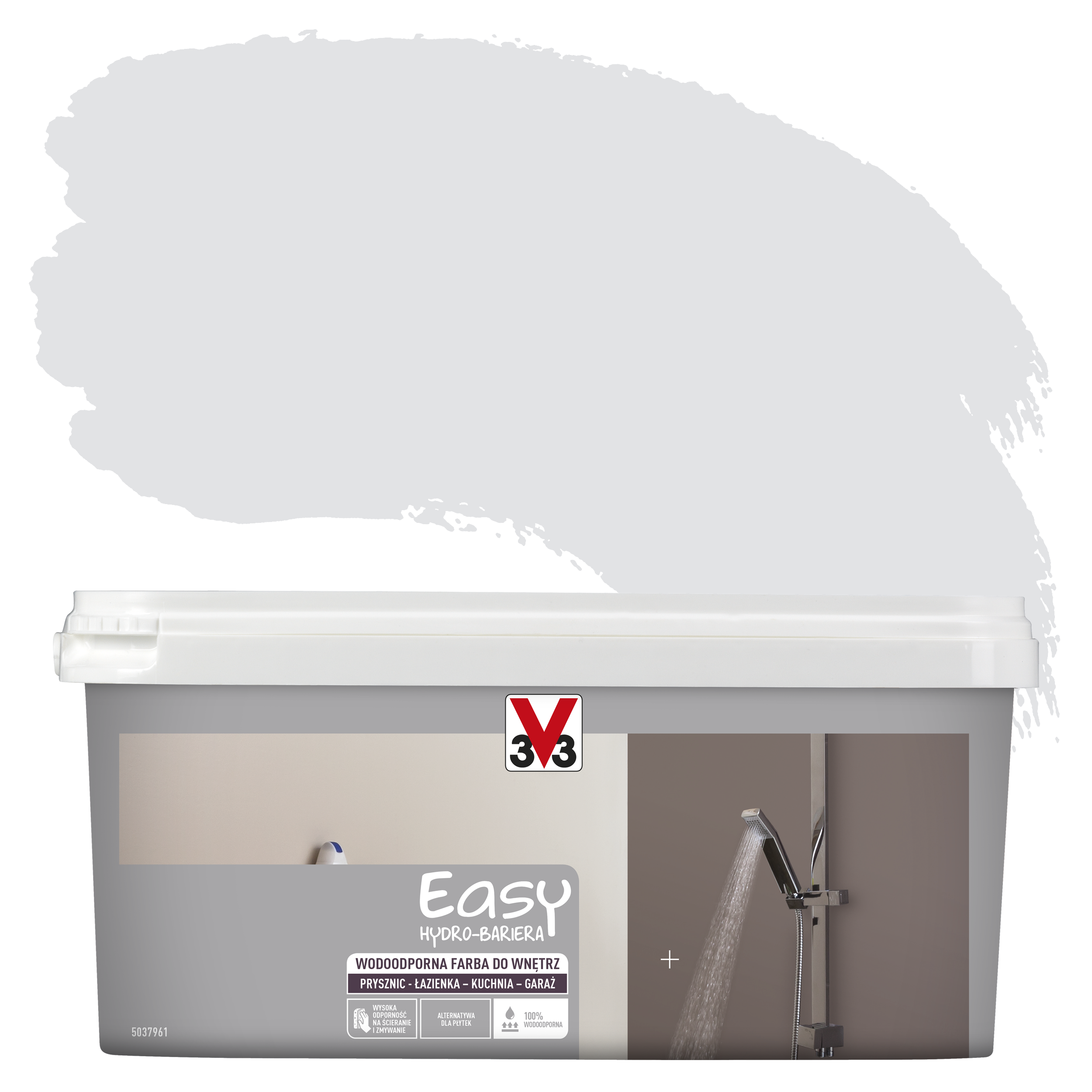 Farba wodoodporna EASY HYDRO-BARIERA 2 l Kryształ górski Satyna V33