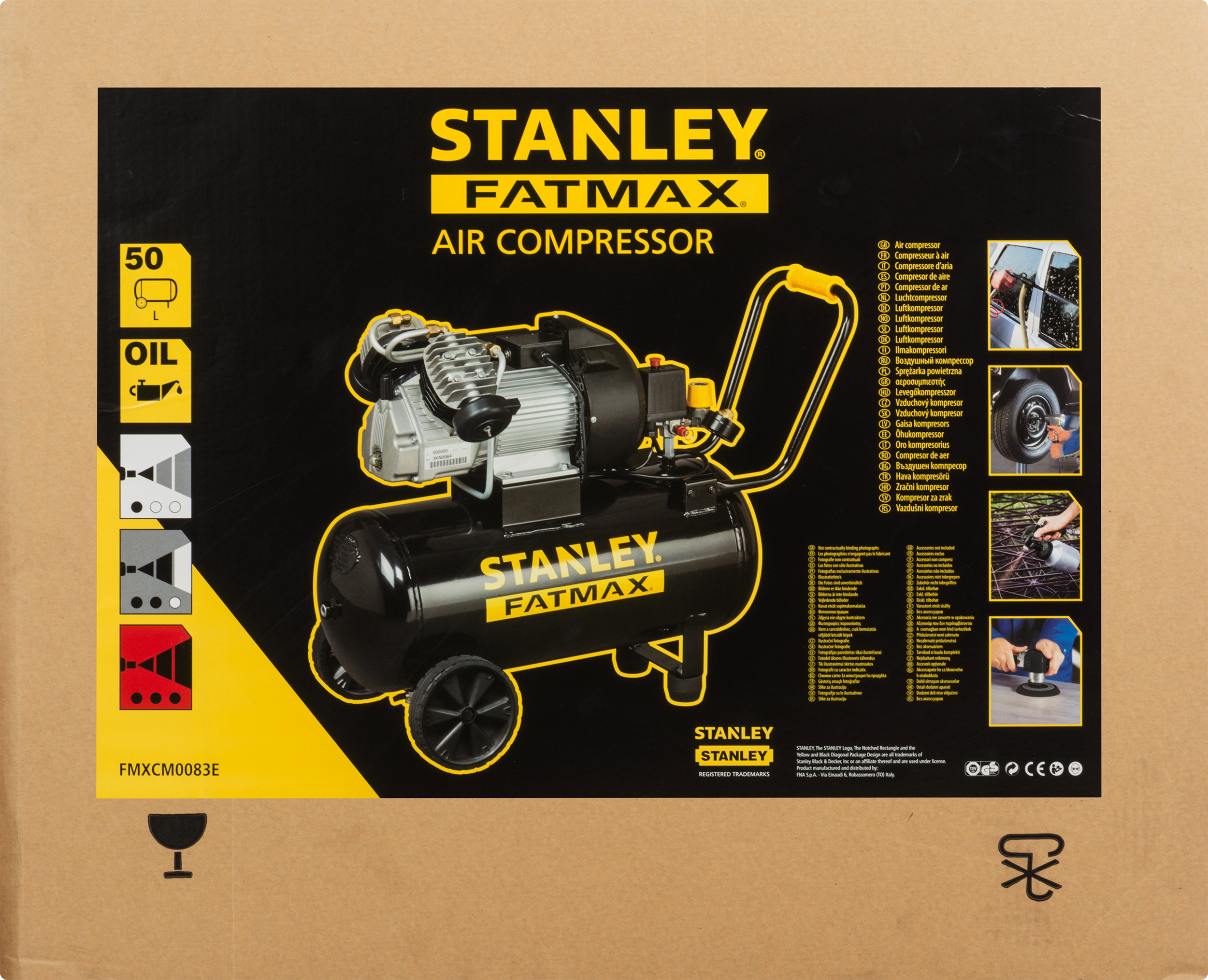 Kompresor olejowy 8119500STF522 50 l 10 bar STANLEY FATMAX - 3