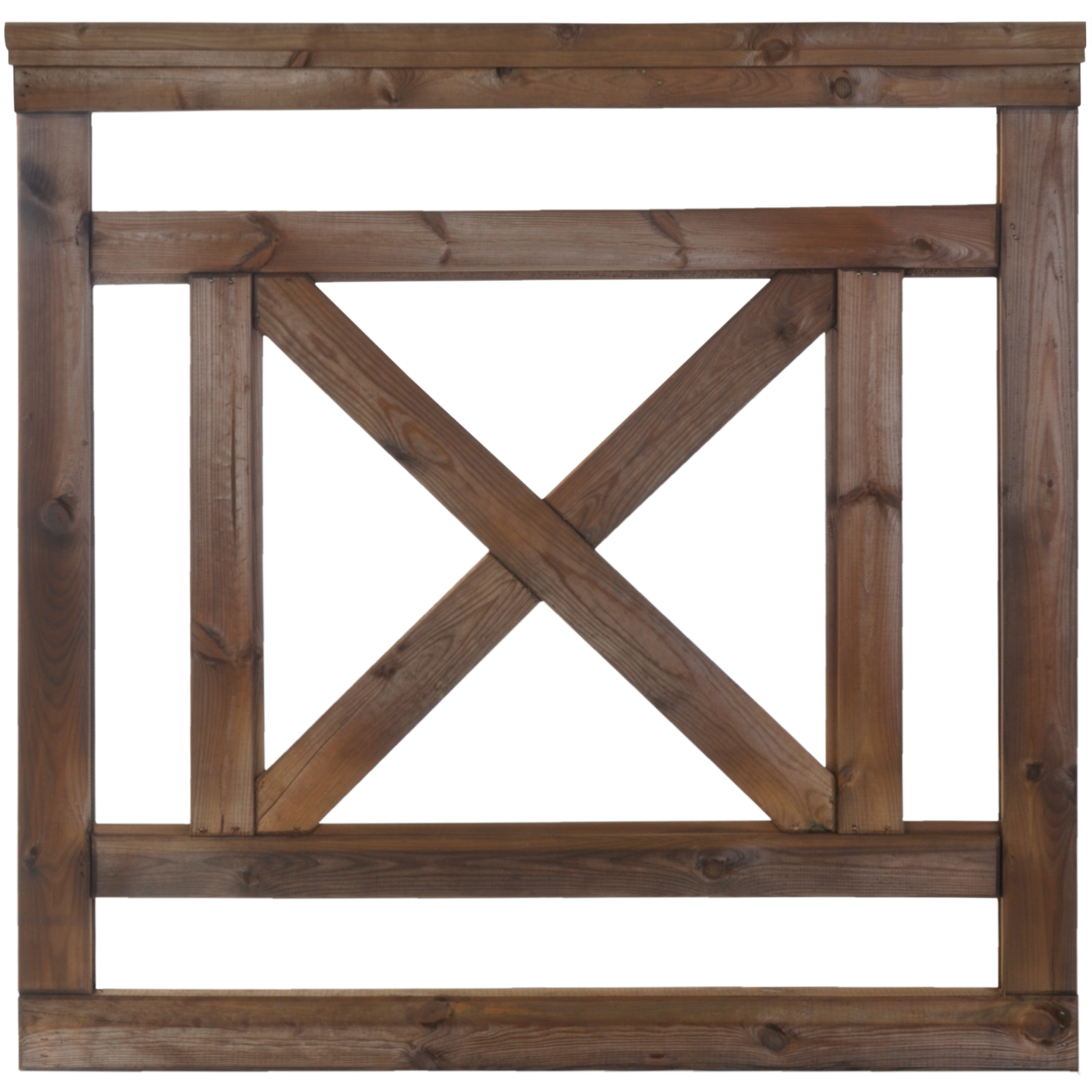 Płot tarasowy Nive 90x90 cm drewniany Naterial