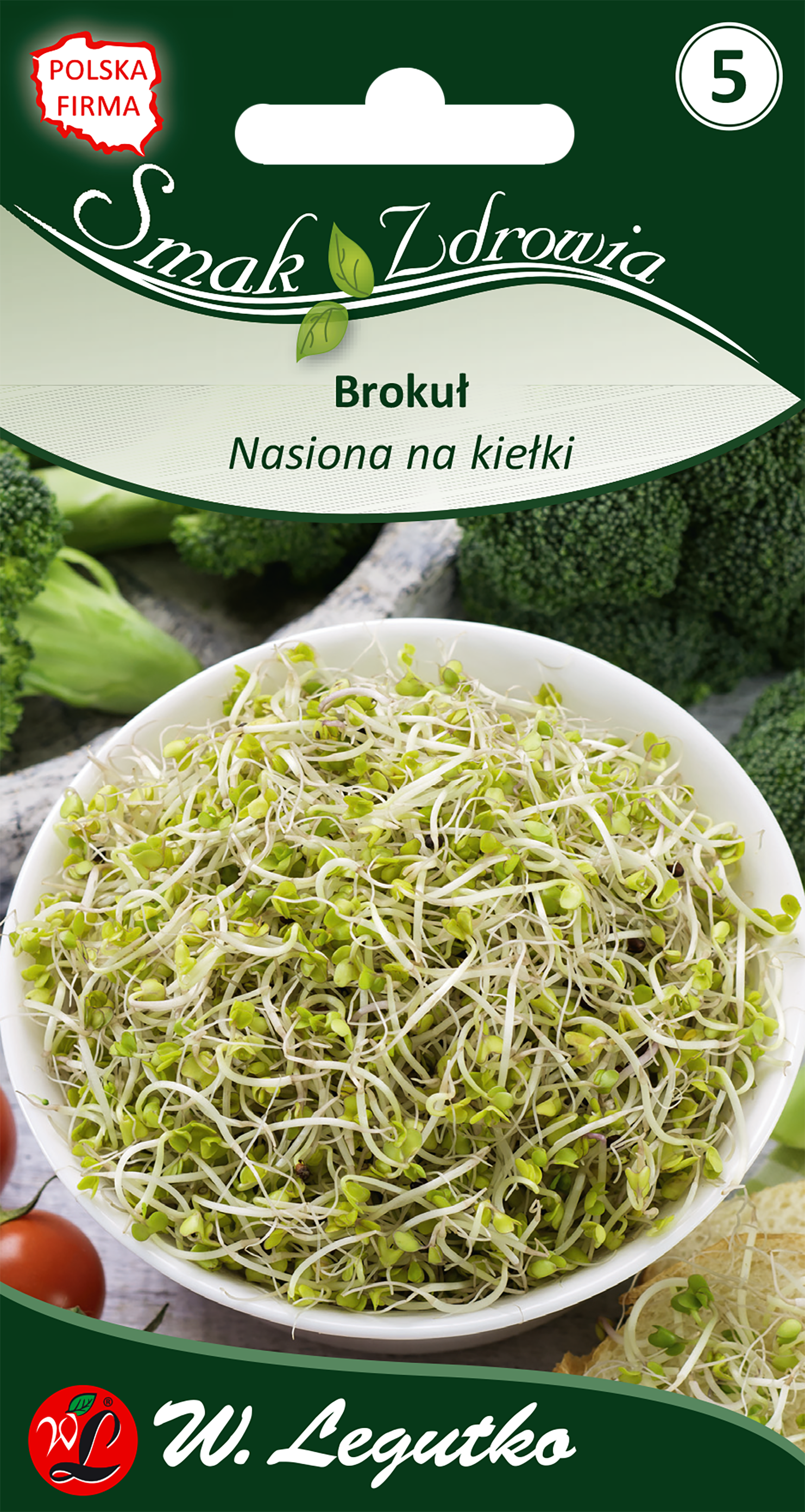 Brokuł nasiona na kiełki 10 g W. Legutko