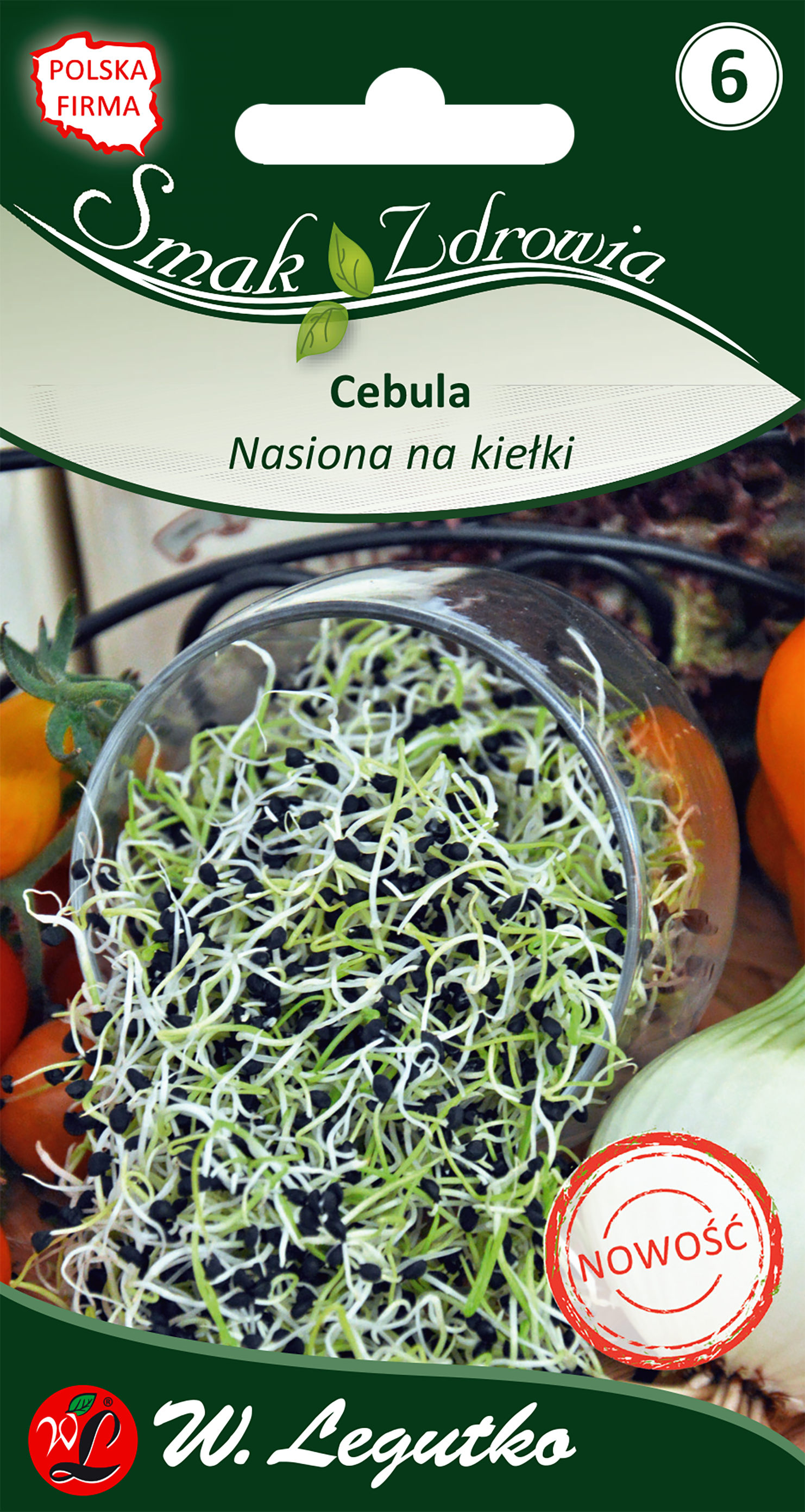 Cebula nasiona na kiełki 10 g W. Legutko