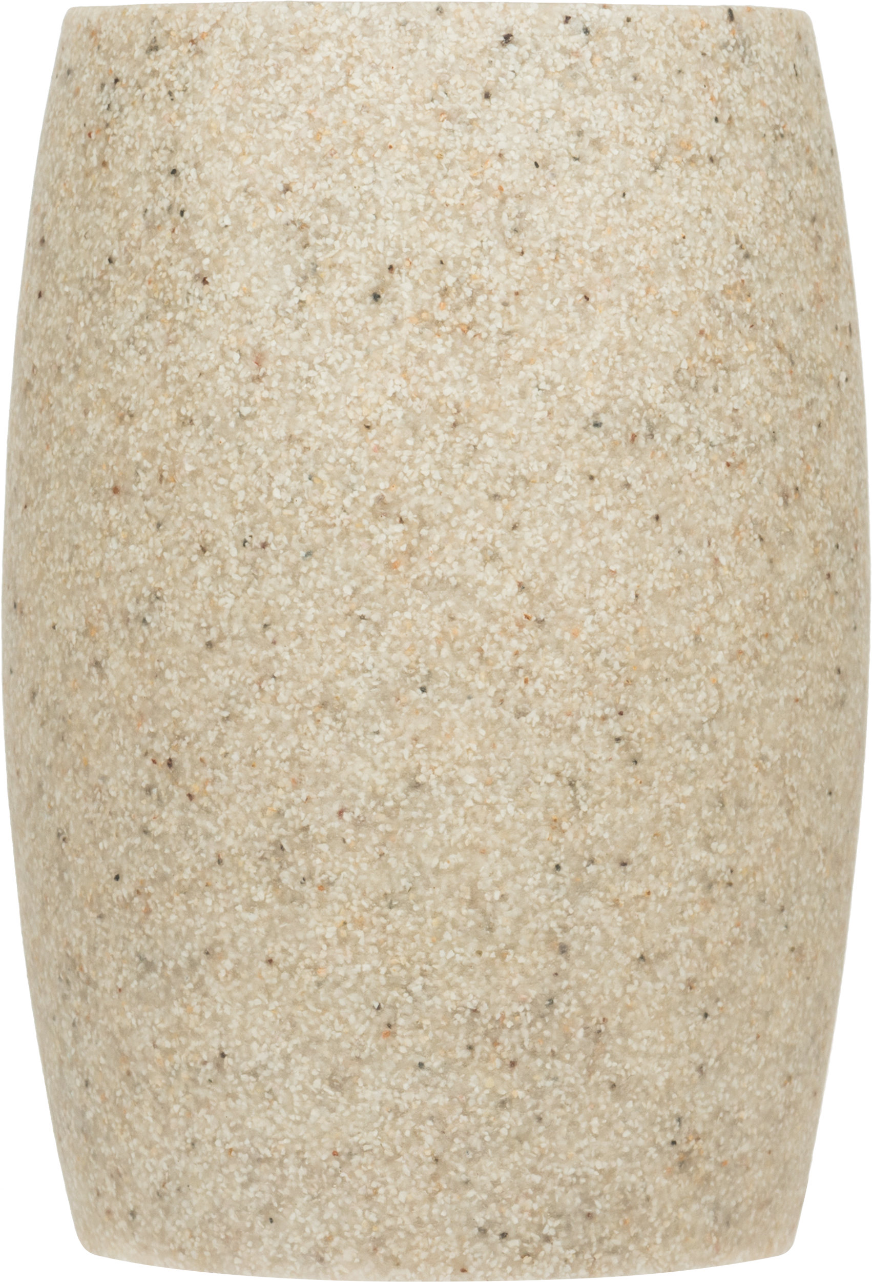 Bicchiere da bagno porta spazzolini Sand  L 8 x H 11.5 in resina beige - 9