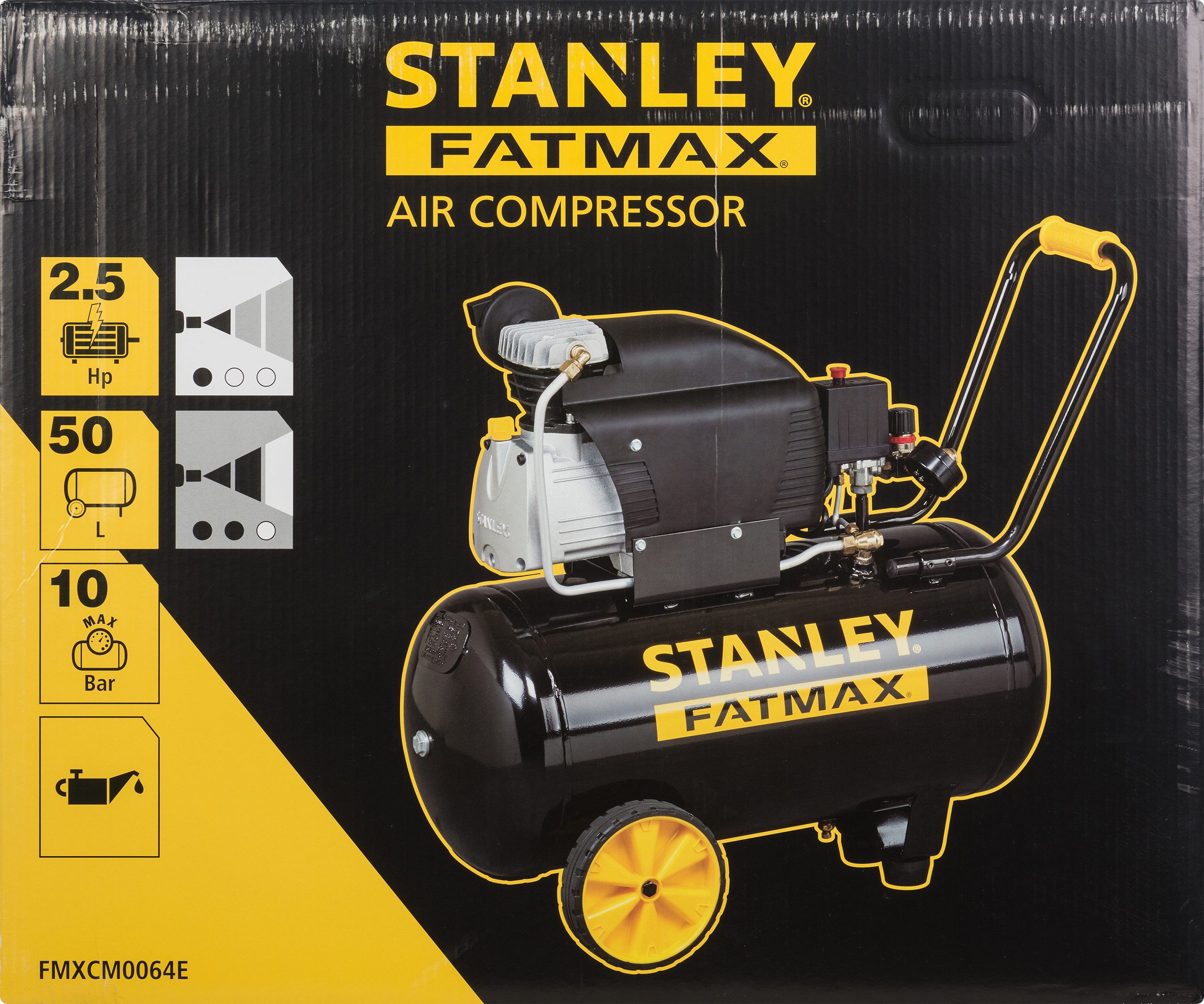 Kompresor olejowy FCDV4G4STF517 50 l 10 bar STANLEY FATMAX - 3