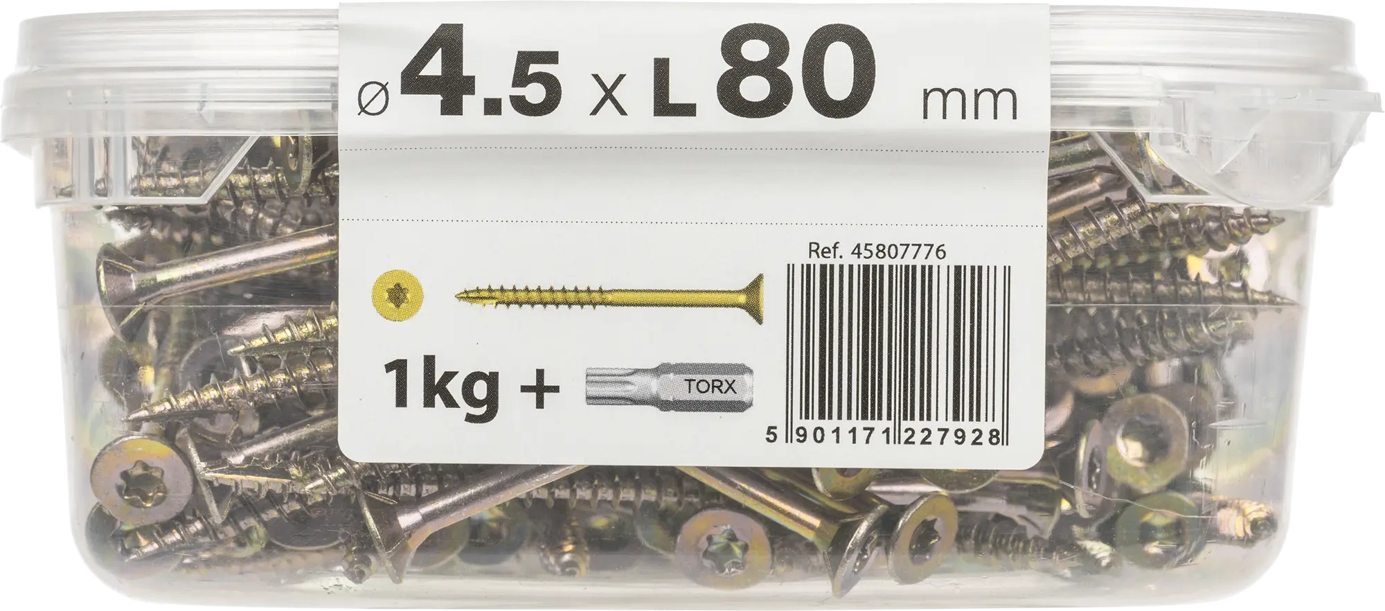Wkręt uniwersalny 4.5 x 80 mm 1 kg Standers - 3