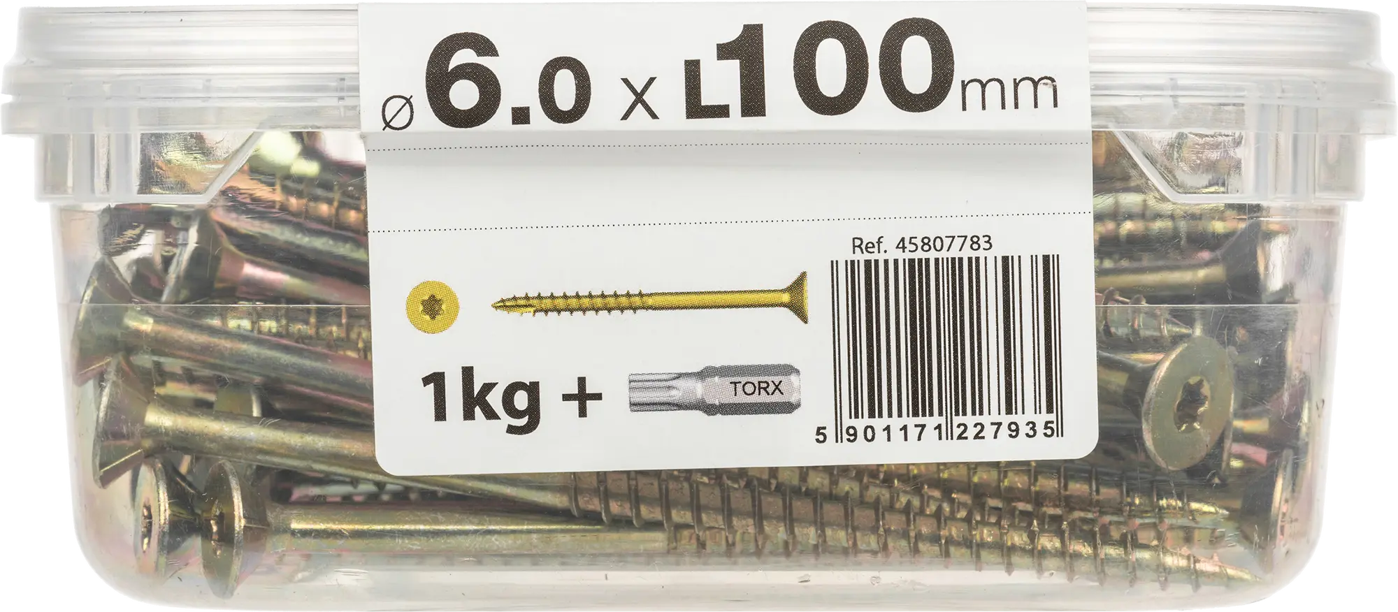 Wkręt uniwersalny 6 x 100 mm 1 kg Standers - 3