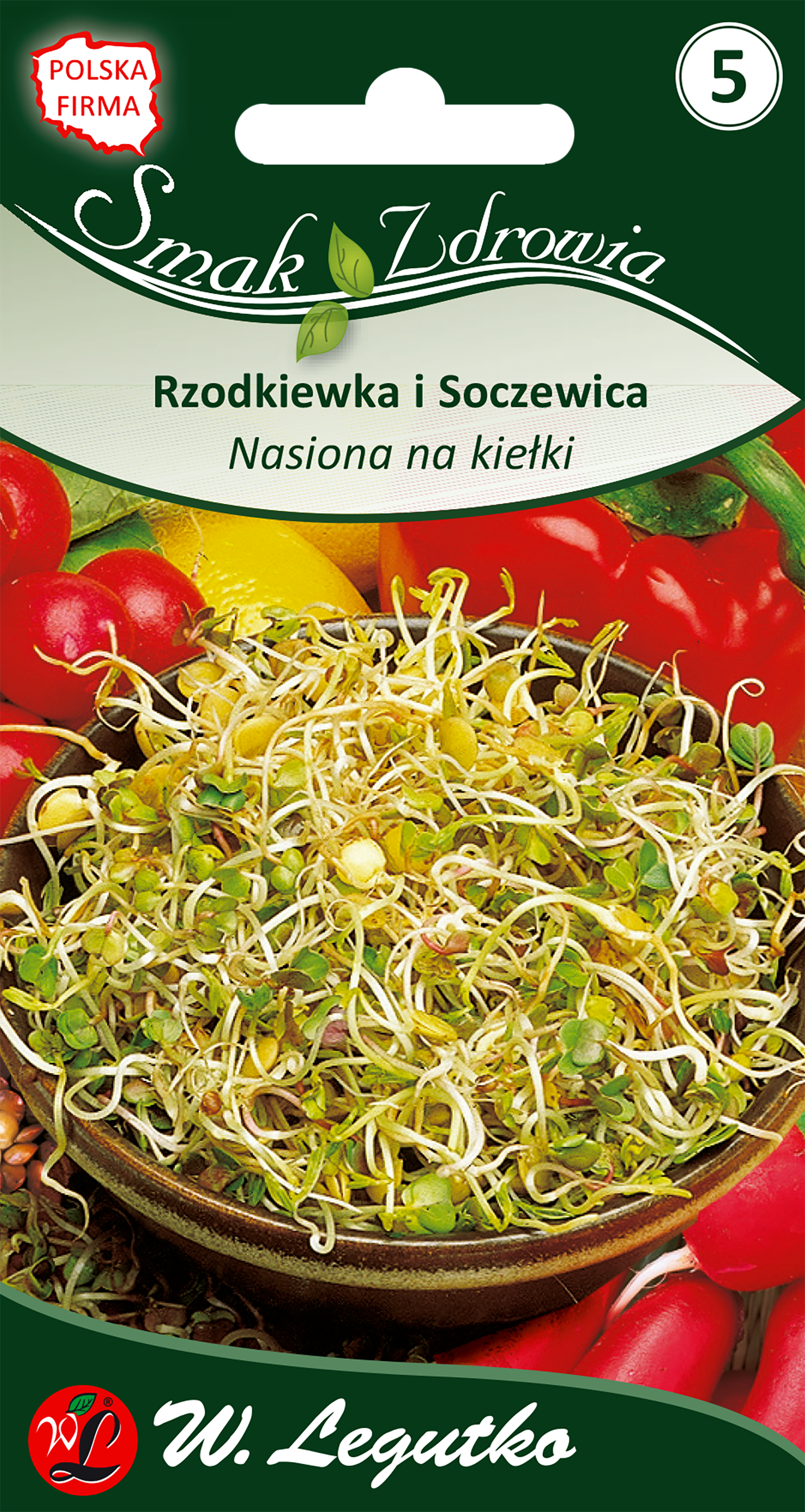 Rzodkiewka nasiona na kiełki 20 g W. Legutko