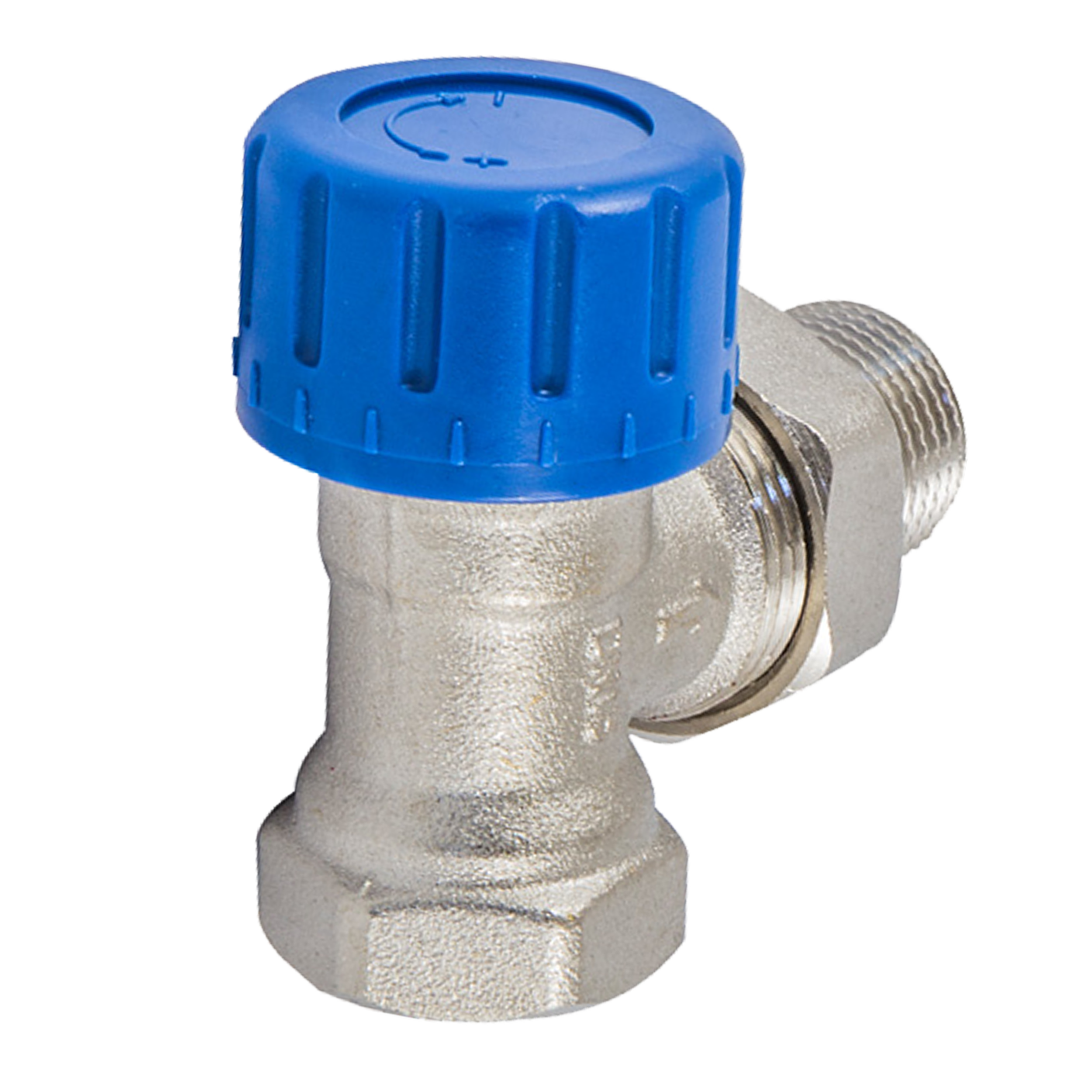 Zawór termostatyczny KĄTOWY 1/2" C nikiel SCHLOSSER