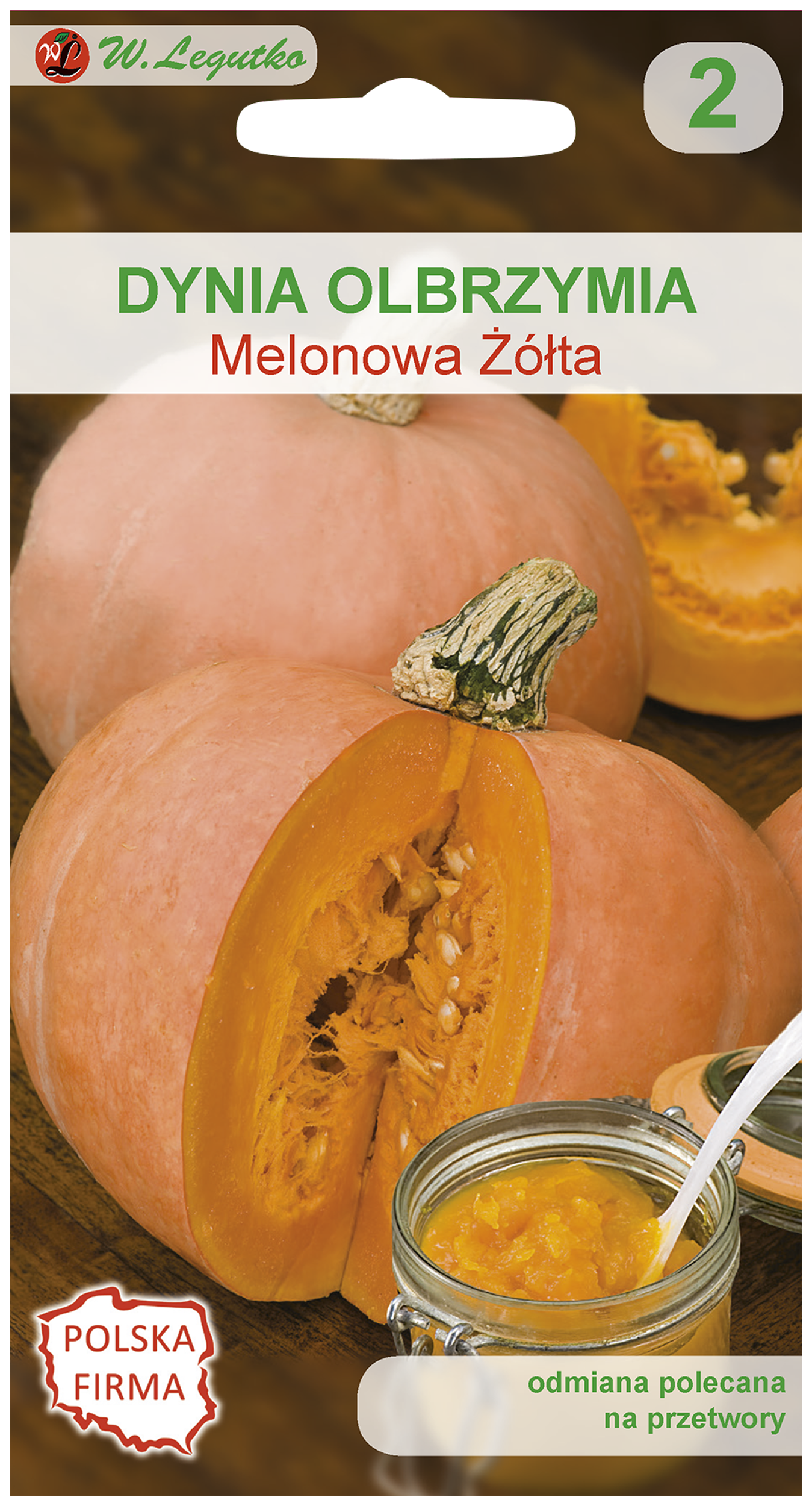 Dynia olbrzymia Melonowa żółta nasiona 5g W. Legutko