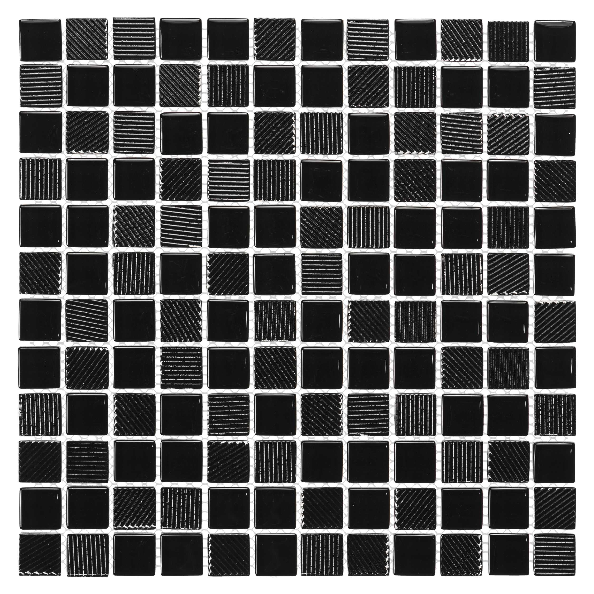 Mozaika Structure Black 30 x 30 Artens