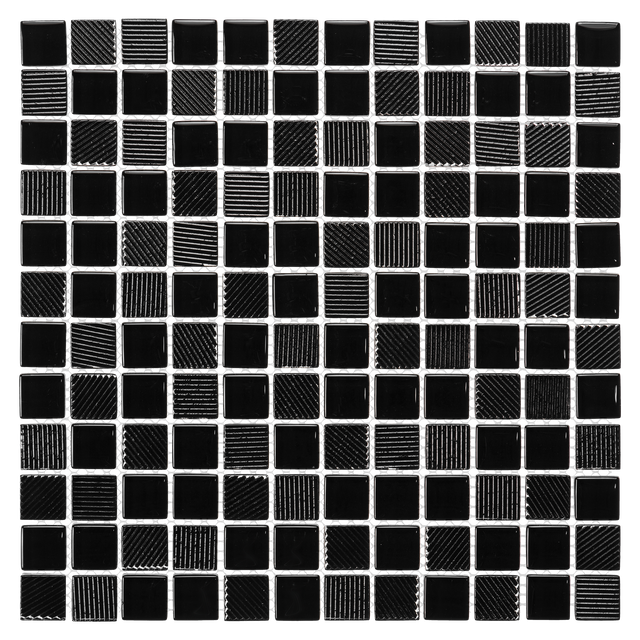 Mozaika Structure Black 30 x 30 Artens