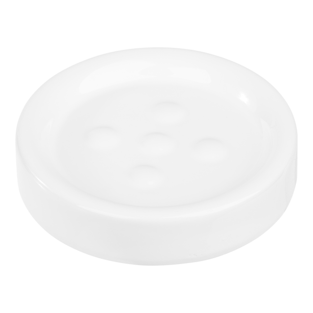 Porta sapone Legend bianco 10.5 cm x 2.5 cm in ceramica