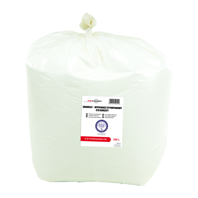 Granulat-wypełniacz styropianowy do 90 mm 200 l STB