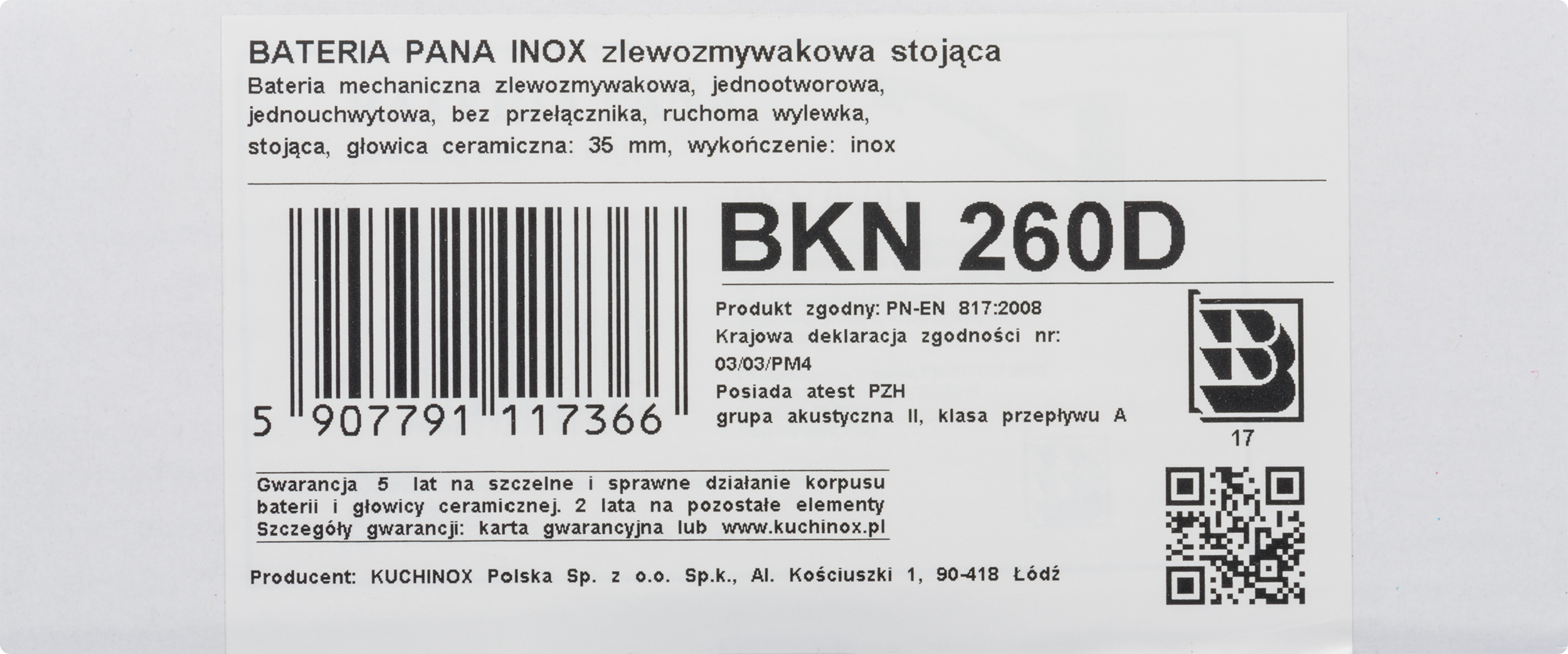 Bateria kuchenna Pana Kuchinox - 2