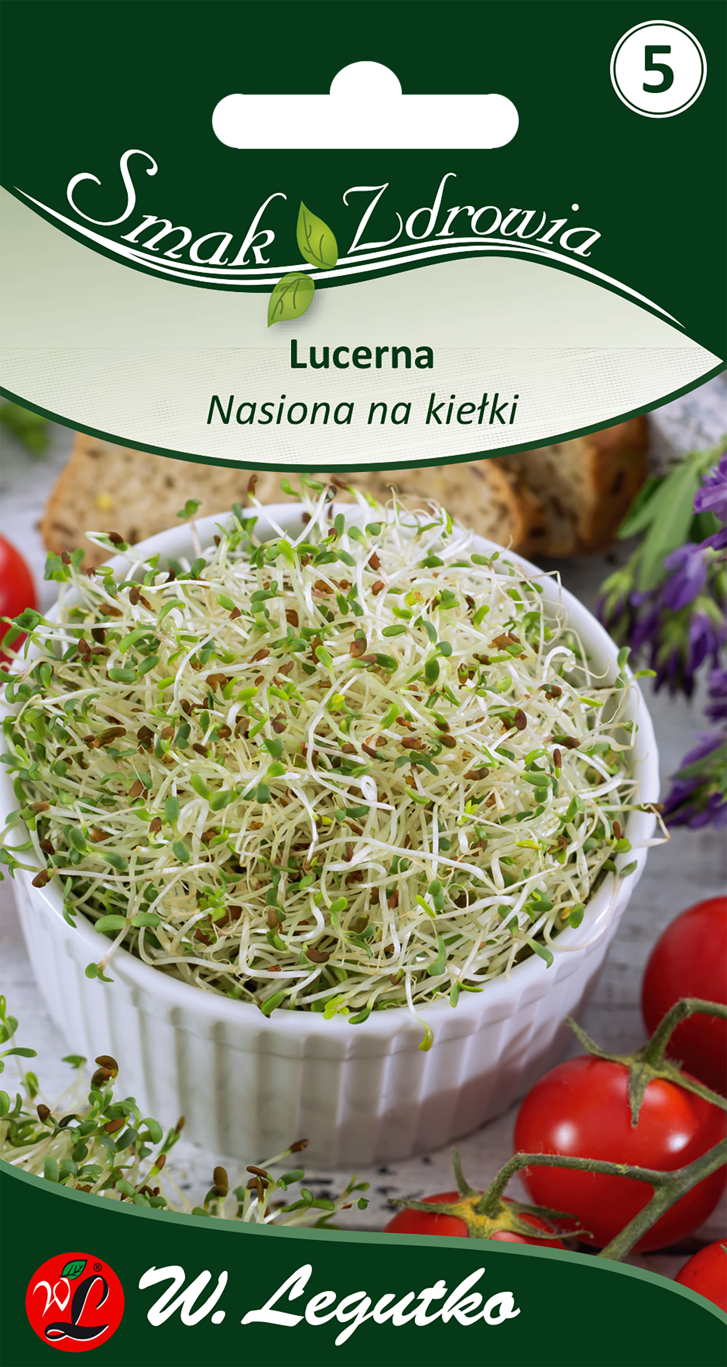 Lucerna nasiona na kiełki 20g W. Legutko