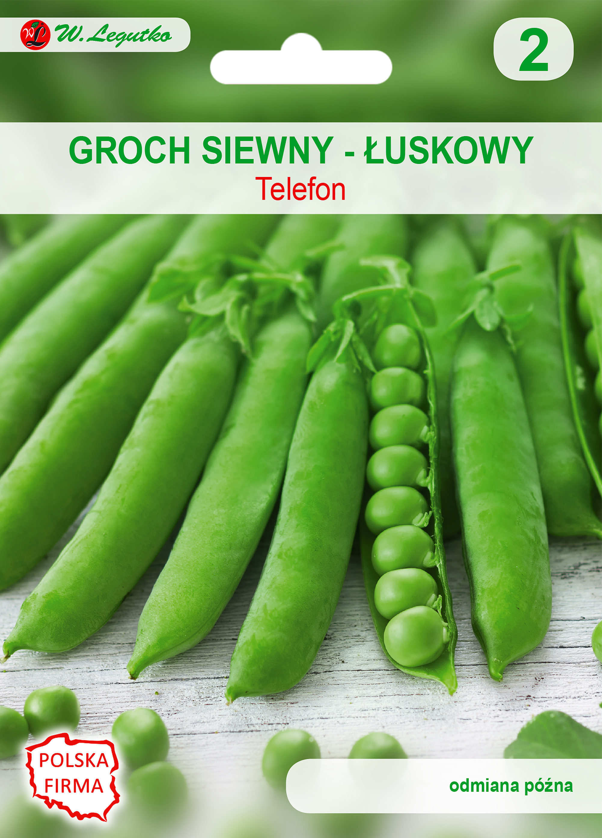 Groch siewny łuskowy Telefon nasiona 30g W. Legutko